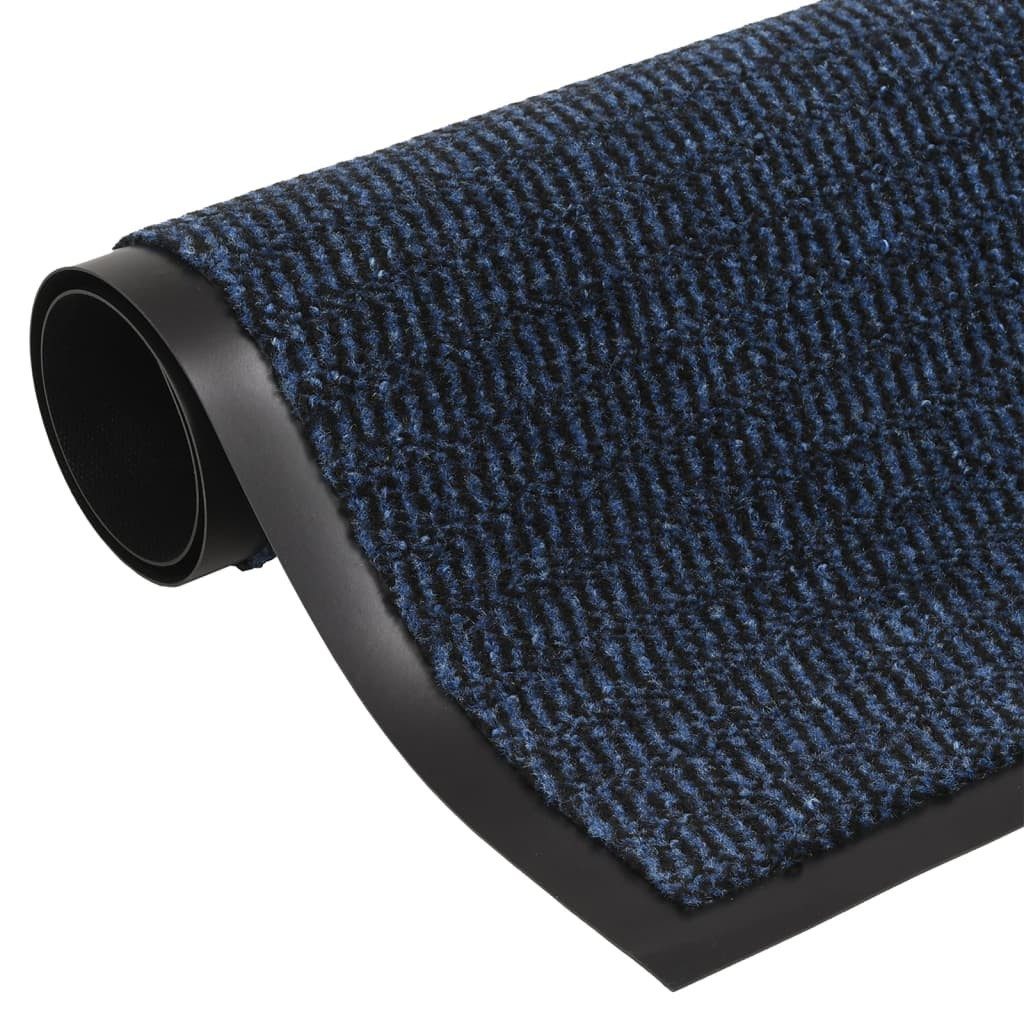 vidaXL Fußmatte Fußmatte getuftet 60x180 cm Blau, Rechteckig, Höhe: 0.55 mm
