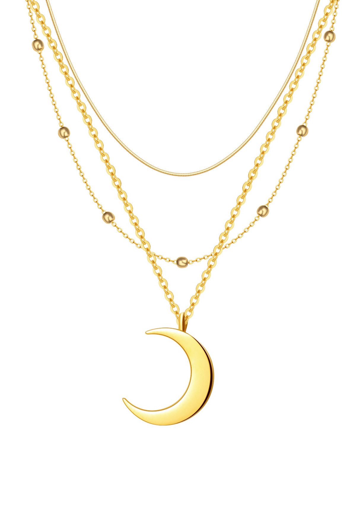 Hey Happiness Collier-Set Damen Layer, 2er günstig online kaufen