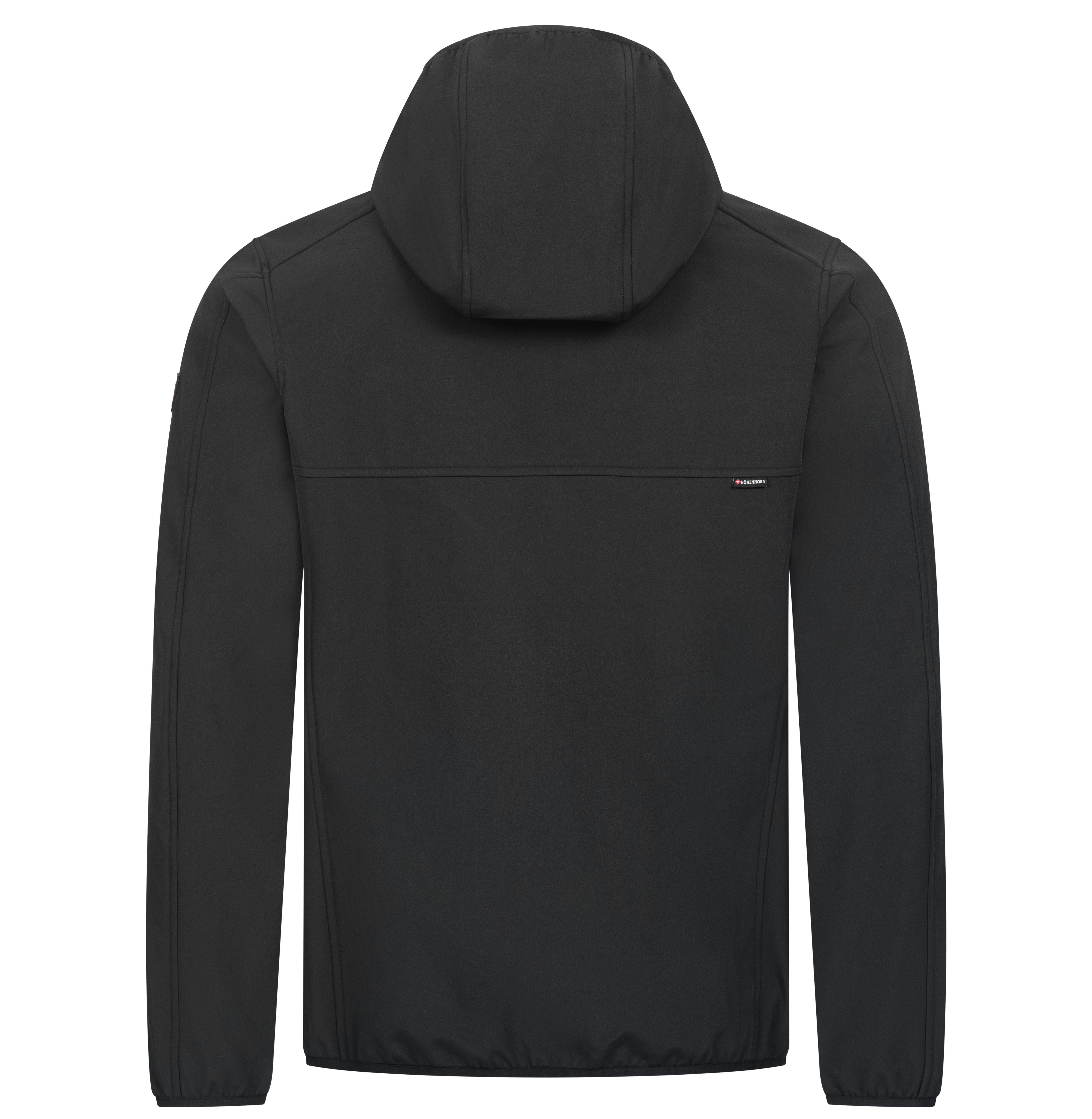 Höhenhorn Softshelljacke Alpberg Herren leichte Jacke für Männer Outdoor Übergangsjacke Microfleece-Innenfutter, Atmungsaktiv