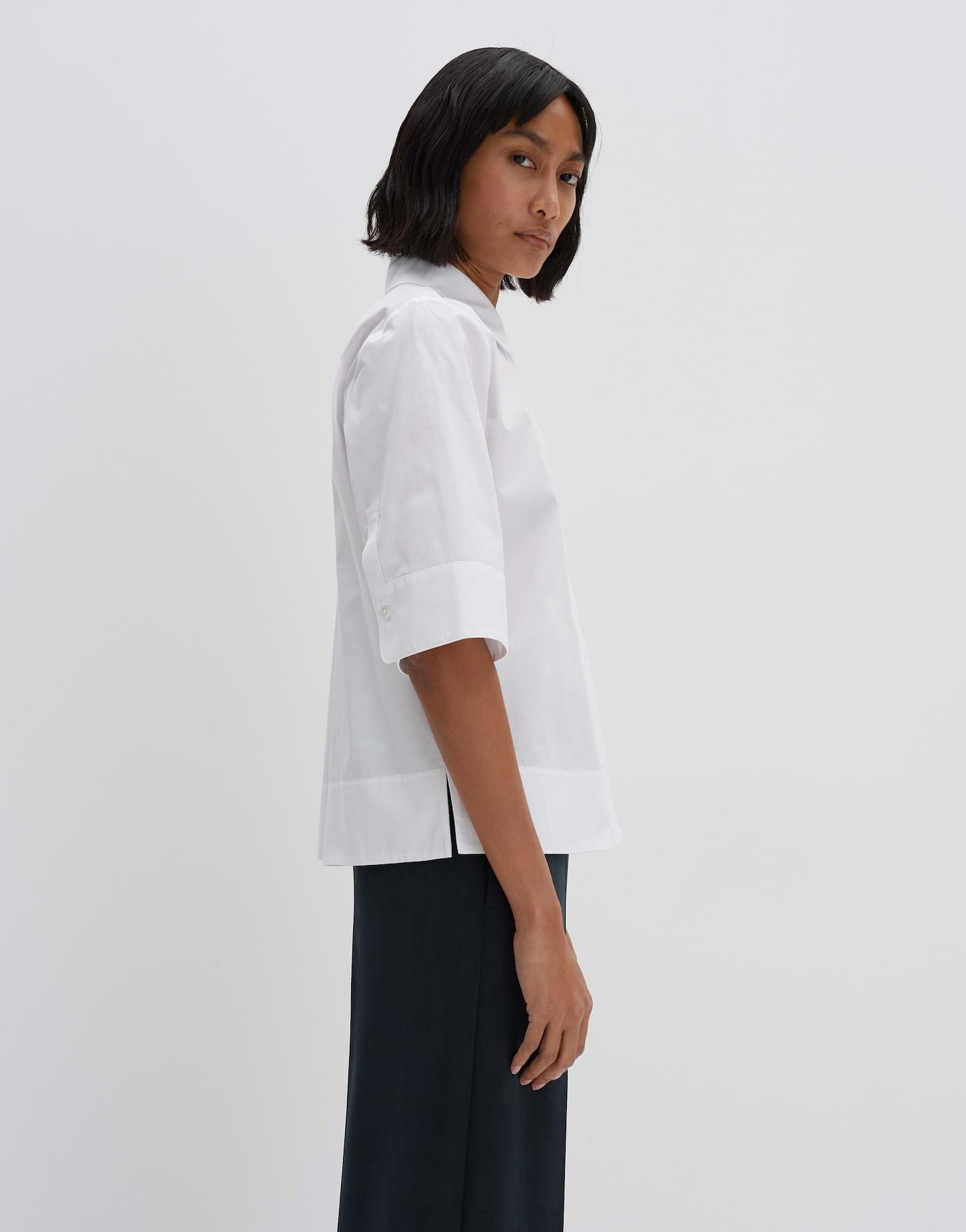 someday Hemdbluse ZARBA BUTTON UP Regular aus Baumwollpopeline