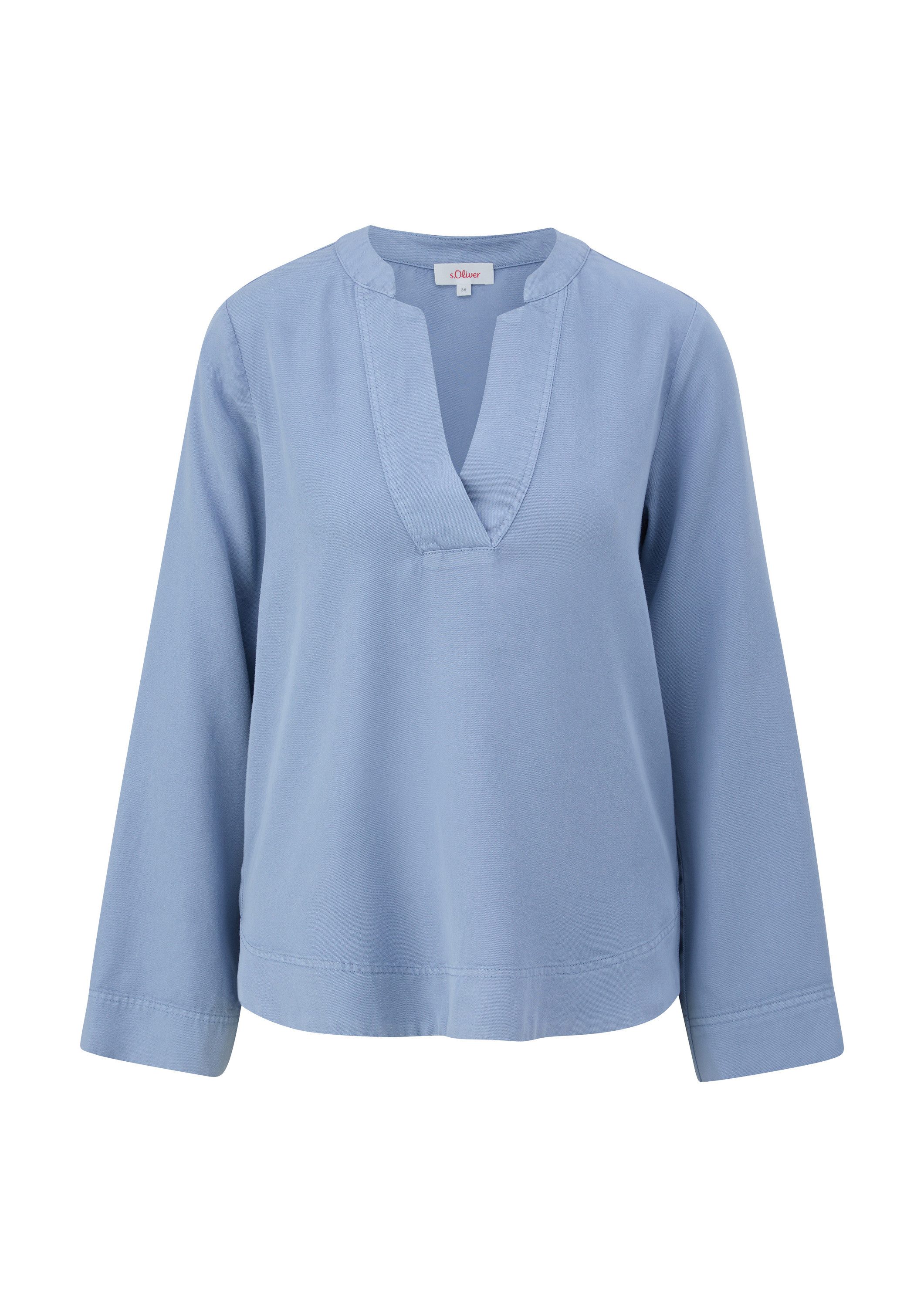 s.Oliver Langarmbluse Bluse Bluse aus Lyocell günstig online kaufen