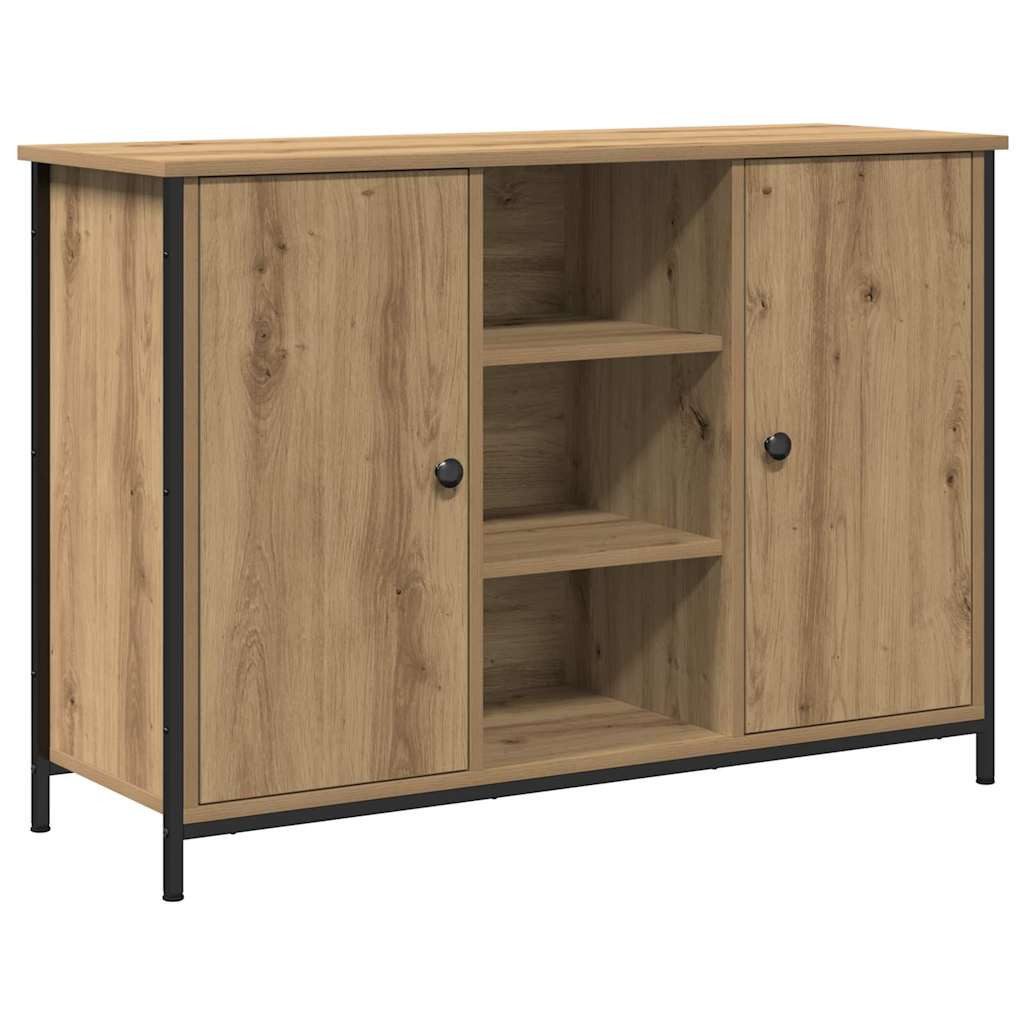 vidaXL Sideboard Sideboard Artisan-Eiche 100 x 35 x 70 cm (1 St) günstig online kaufen