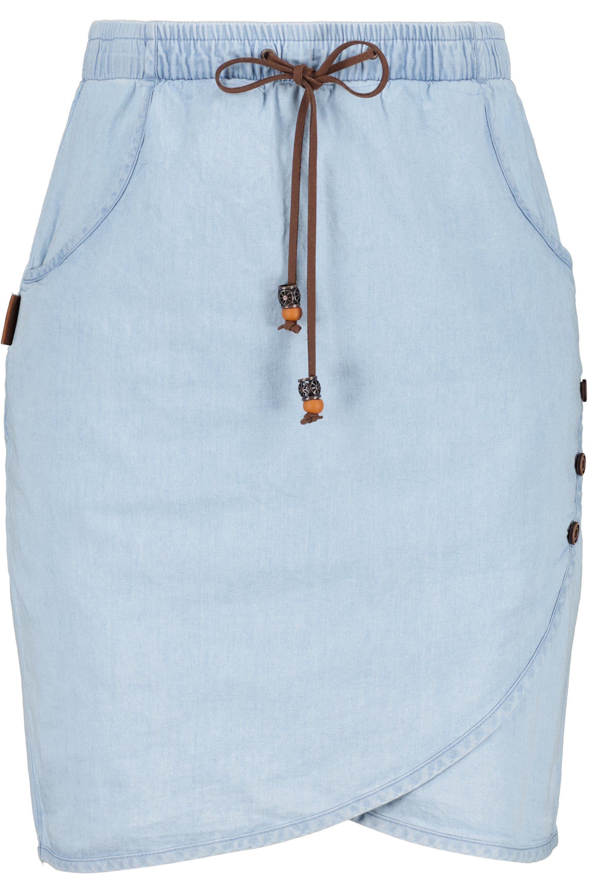 Alife & Kickin Sommerrock A light LucyAK denim DNM Damen Skirt