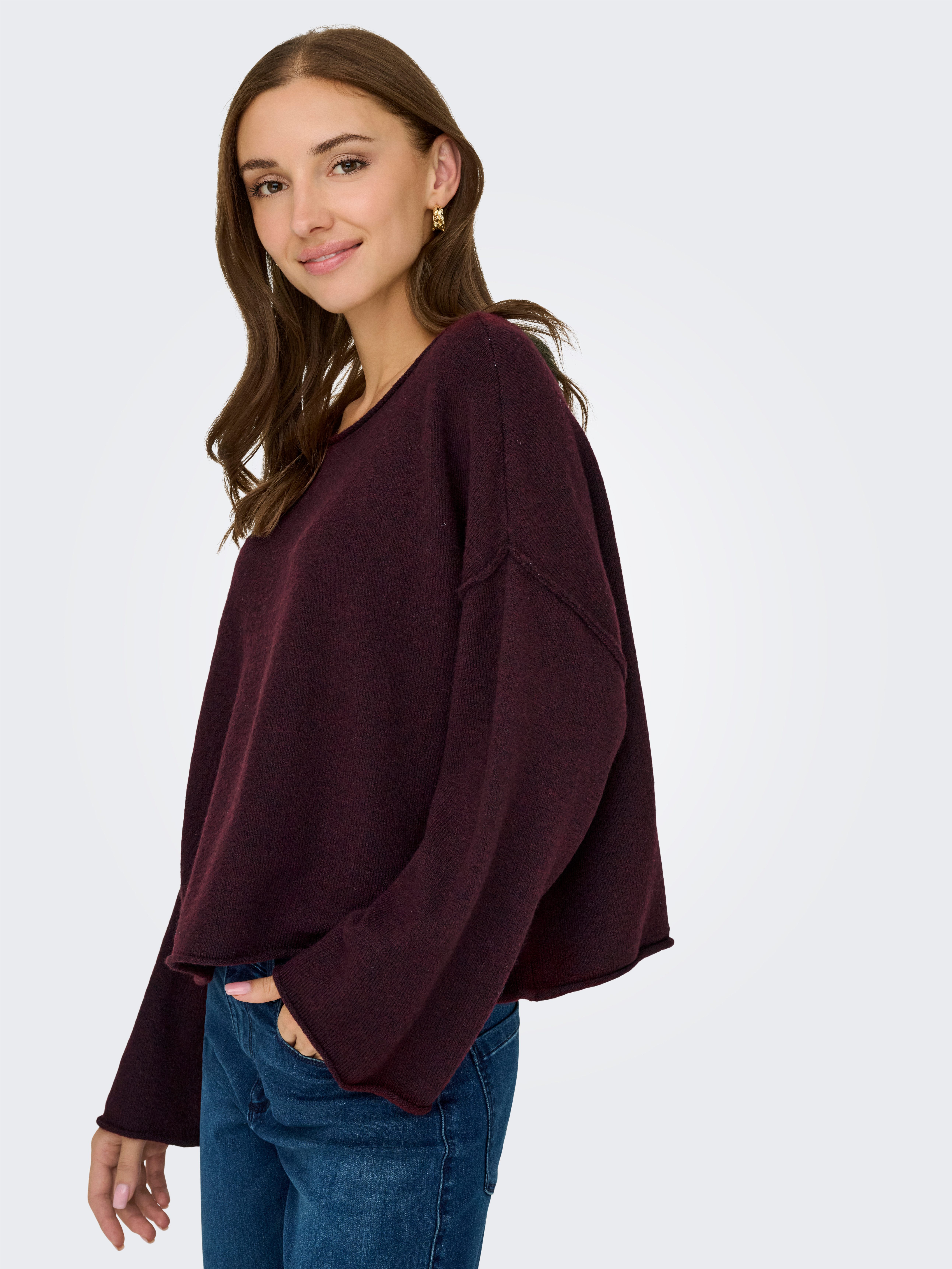 JDY Strickpullover JDYRUE LIFE L/S BOAT NECK PULL KNT NOOS günstig online kaufen