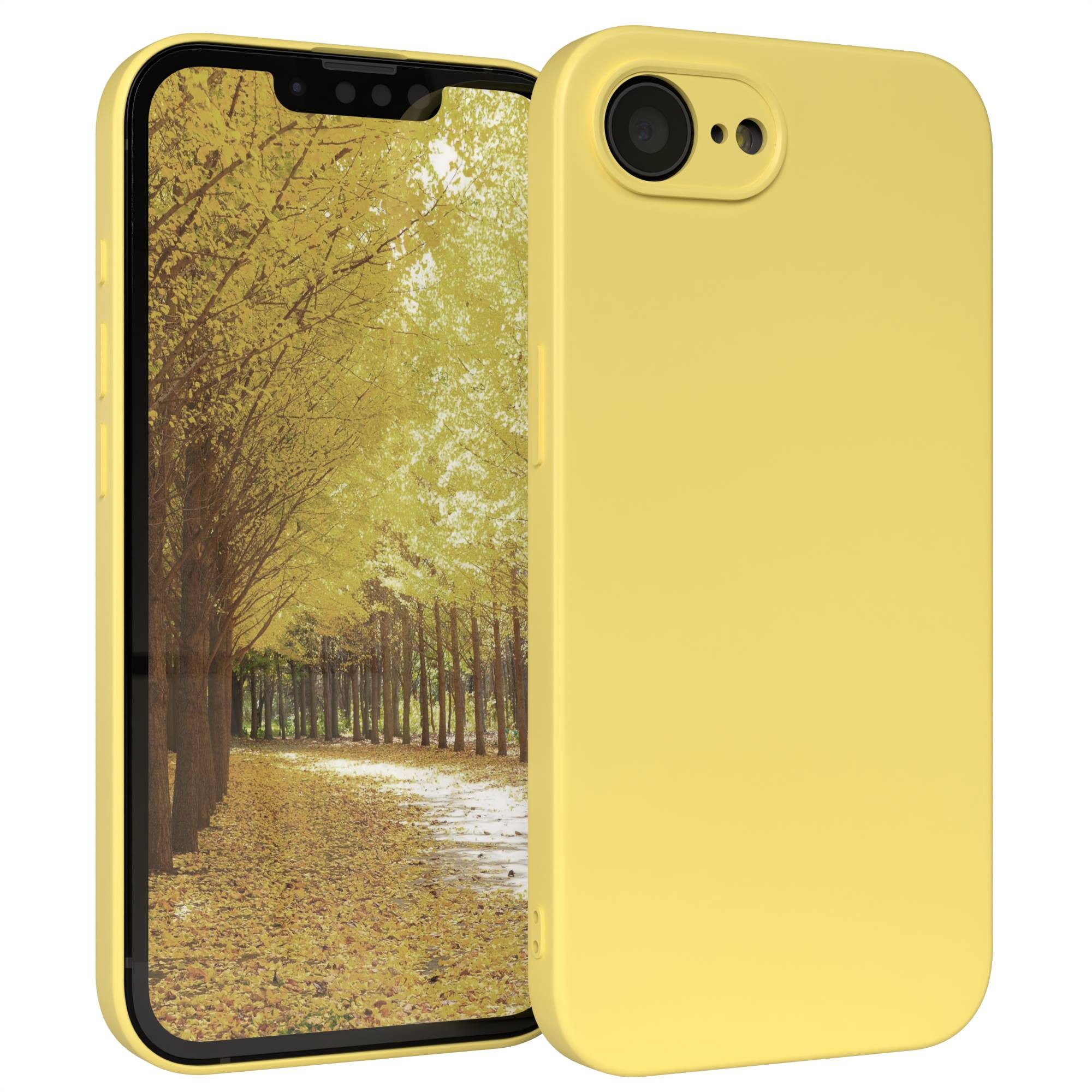 EAZY CASE Handyhülle TPU Hülle mit/-ohne MagSafe Apple iPhone 16e 6,1 Zoll, Handy Softcase stoßfest Hülle mit Kameraschutz Bumper Tpuhülle Gelb