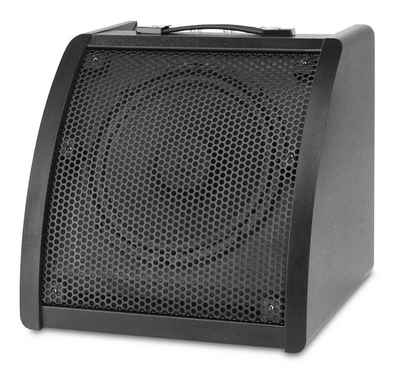 Classic Cantabile AP-30 Aktiv-Monitor - Drum Monitor mit 10'' Koaxial Speaker - 30 Watt Leistung - 3-Band EQ, AUX-In - Ideal für E-Drum und Keyboards Lautsprecher
