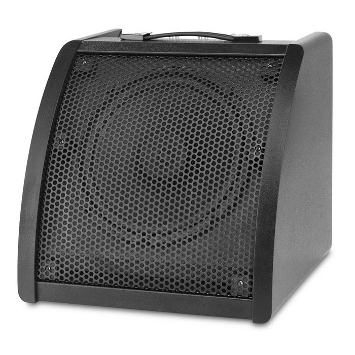 Classic Cantabile AP-30 Aktiv-Monitor Lautsprecher (30 W Drum Monitor mit 10'' Koaxial Speaker 3-Band EQ und AUX-In)