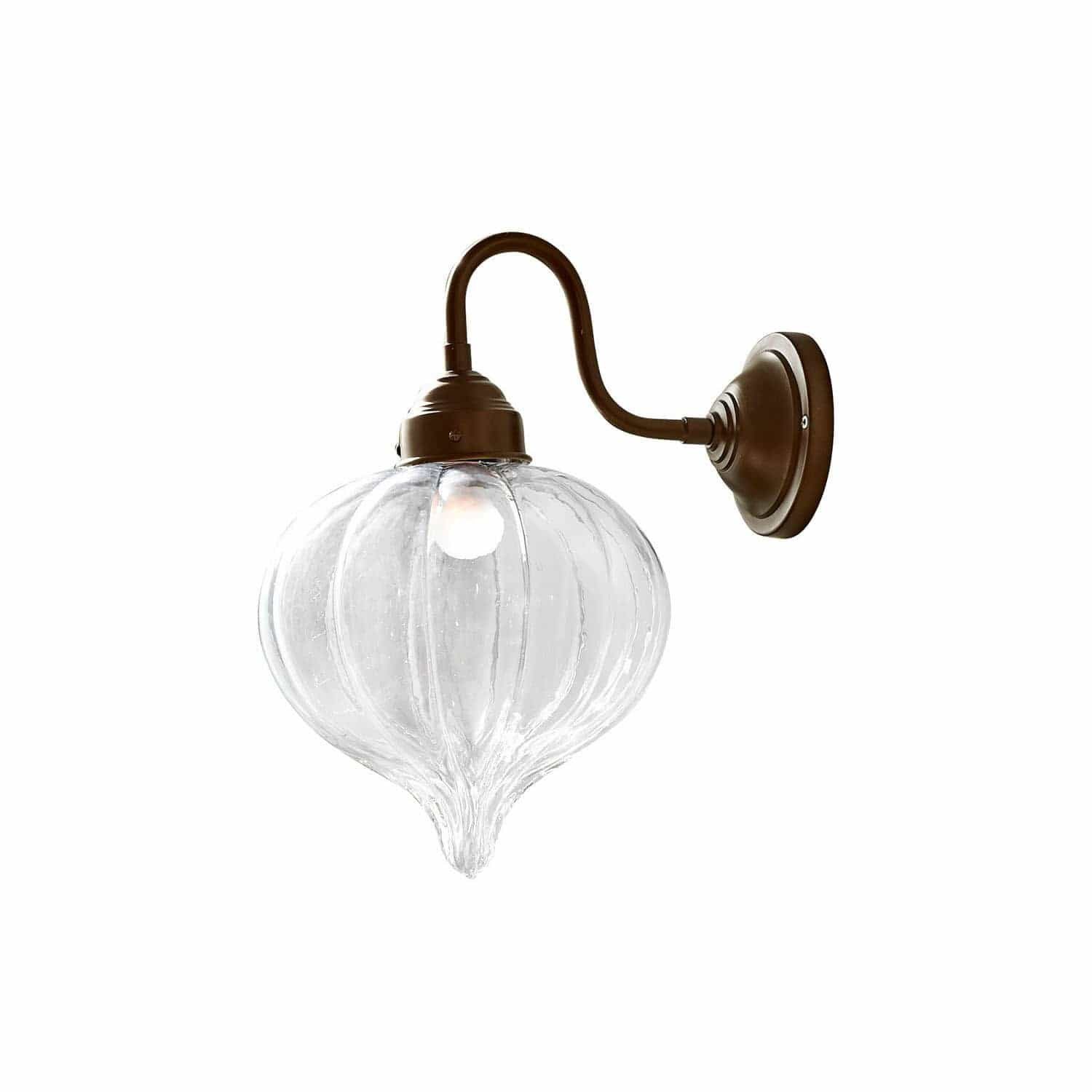 Mirabeau Wandleuchte Wandlampe Baisse klar/messing