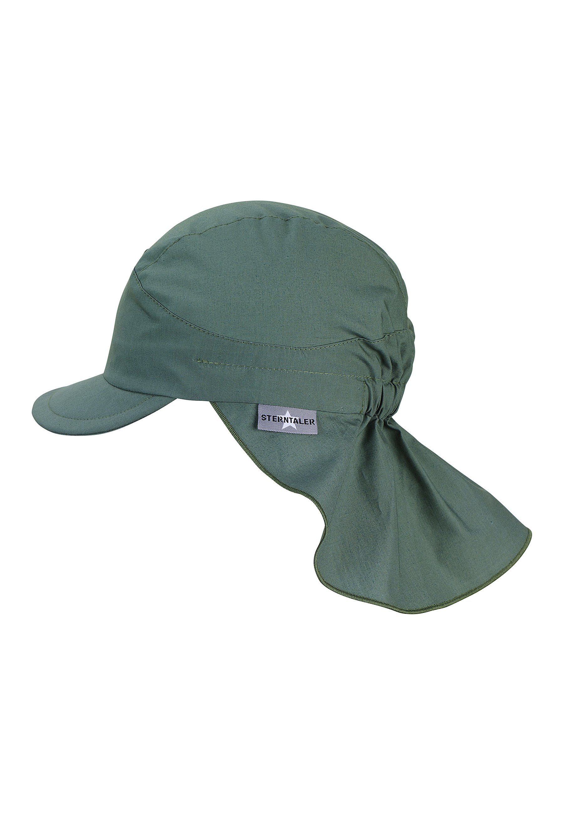 Sterntaler® Schirmmütze UV-Schutz 50+ Schirmmütze mit Nackenschutz Basic (1-St) Kindermütze mit Schirm aus UV-Popeline unifarben – Bild 3 von 5