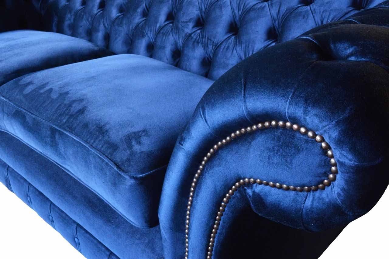 Sofas Klassisch Sofa Wohnzimmer Chesterfield-Sofa, Design Chesterfield Couch JVmoebel