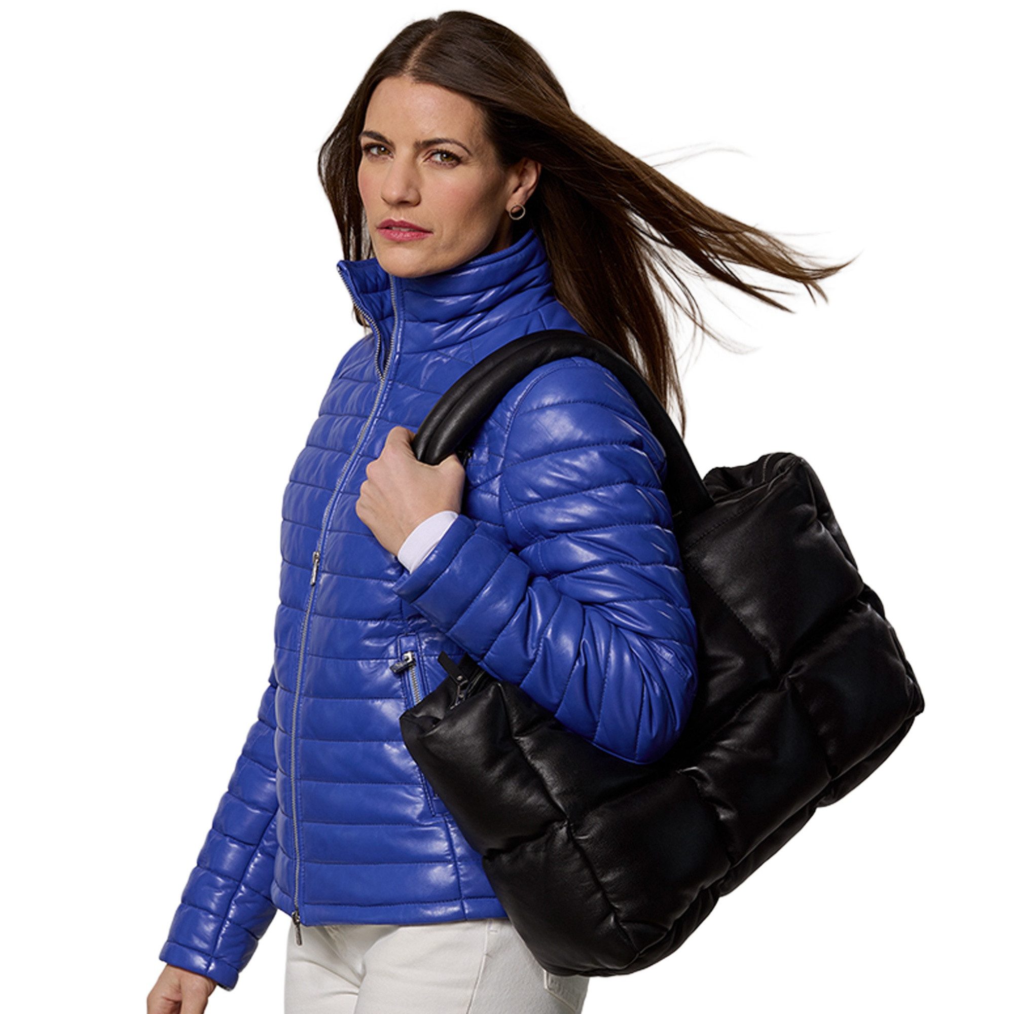 Jilani Lederjacke Kova Jilani Collection - Damen Lederjacke Steppjacke Lamm günstig online kaufen