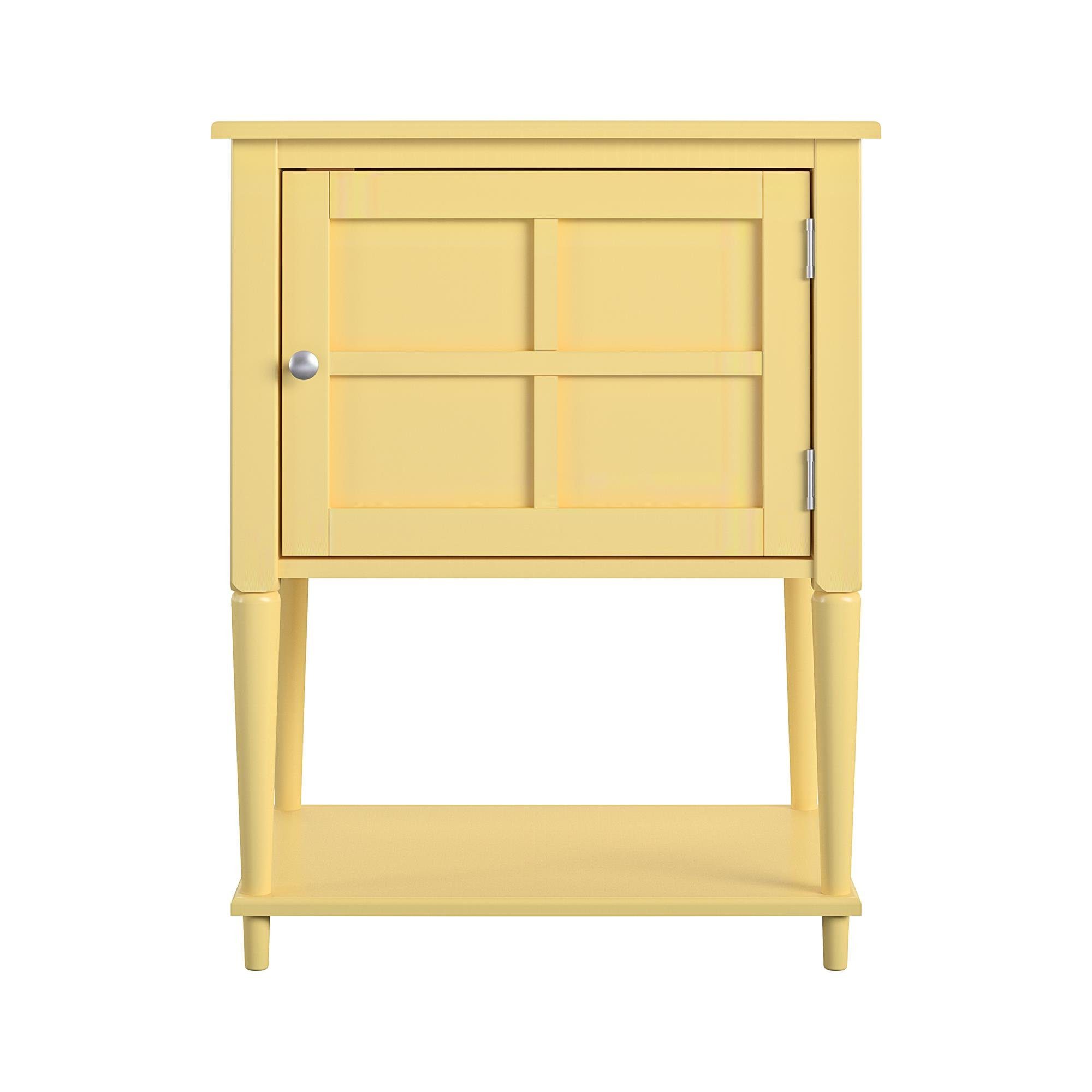 Fairmont, Farbvarianten, cm mit 56 Beistellschrank 1 Breite gelb Tür, 3 loft24 Beistelltisch