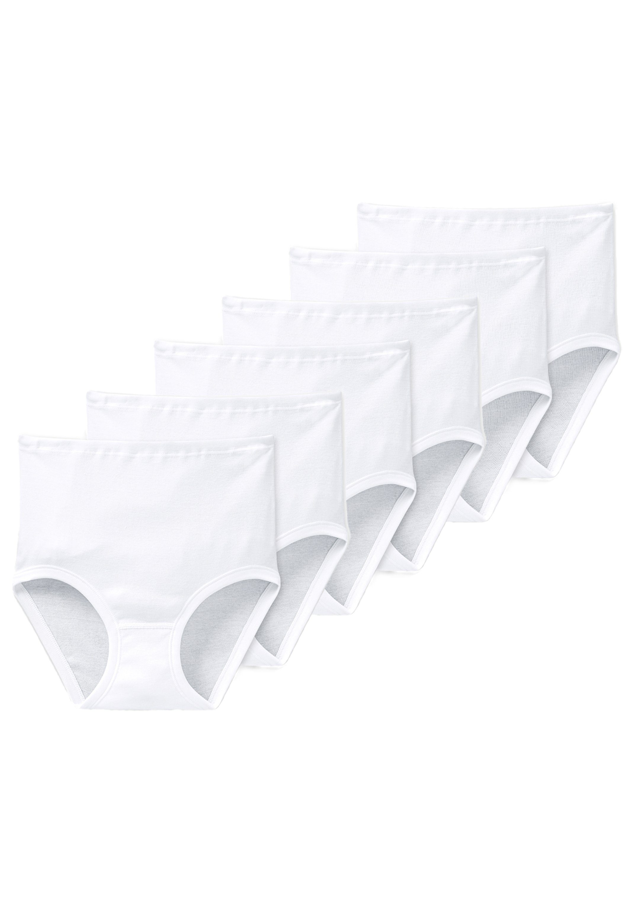 Schiesser Taillenslip 6er Pack Original Classics Feinripp (Spar-Set, 6-St) Taillen Slip - Baumwolle - Traditionelle Passform, Formstabil