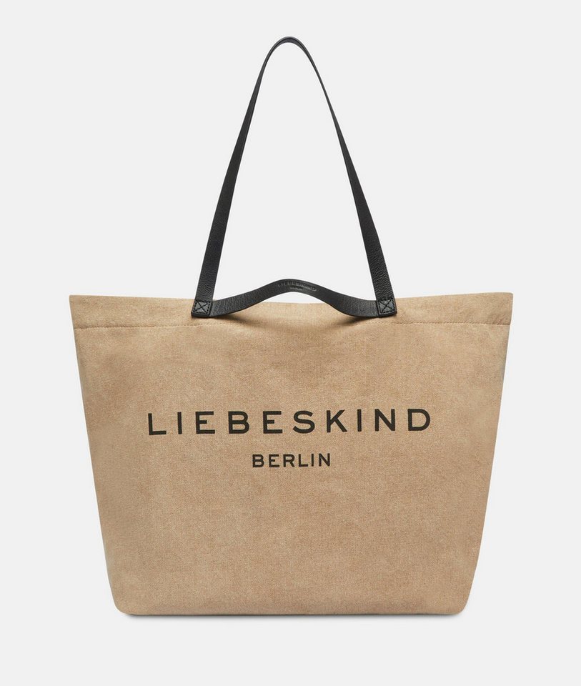 Liebeskind Berlin Shopper Denim Aurora Shopper L, Großer Shopper aus Denim