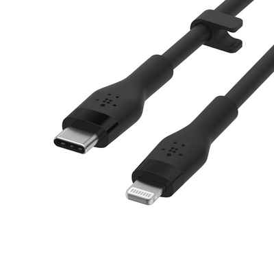 Belkin Flex Lightning/USB-C, MFi zertifiziert, 1m Lightningkabel, Lightning, USB Typ C, (100 cm)