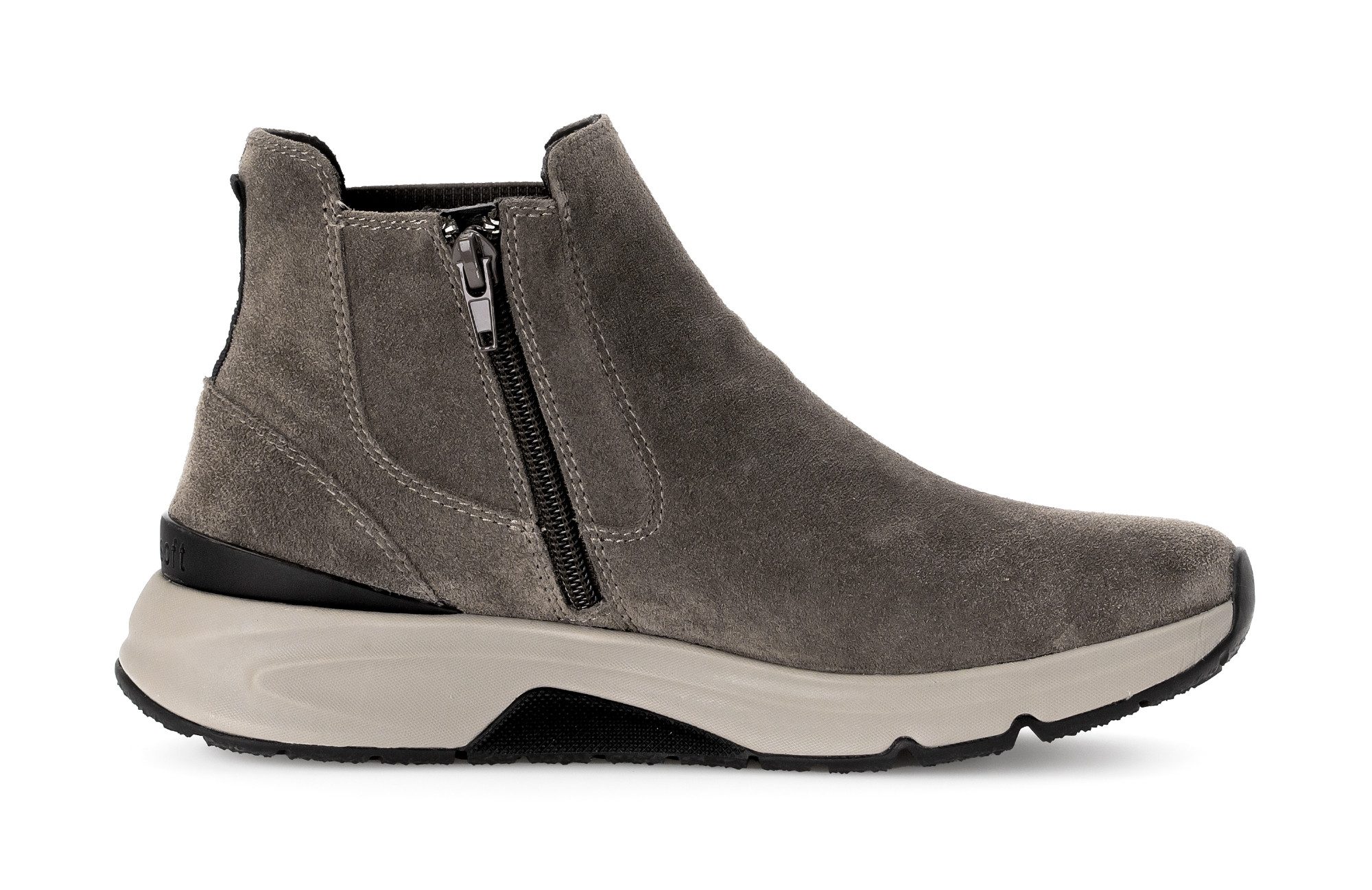 rollingsoft Chelseaboots Plateau, High Top-Sneaker, Schnürschuh mit Grip-Profil