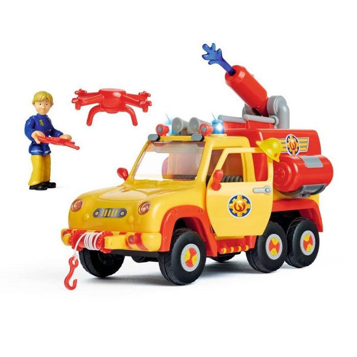 SIMBA Spielwelt Toys Feuerwehrauto Venus 2.0 mit Feuerwehrmann Sam Figur