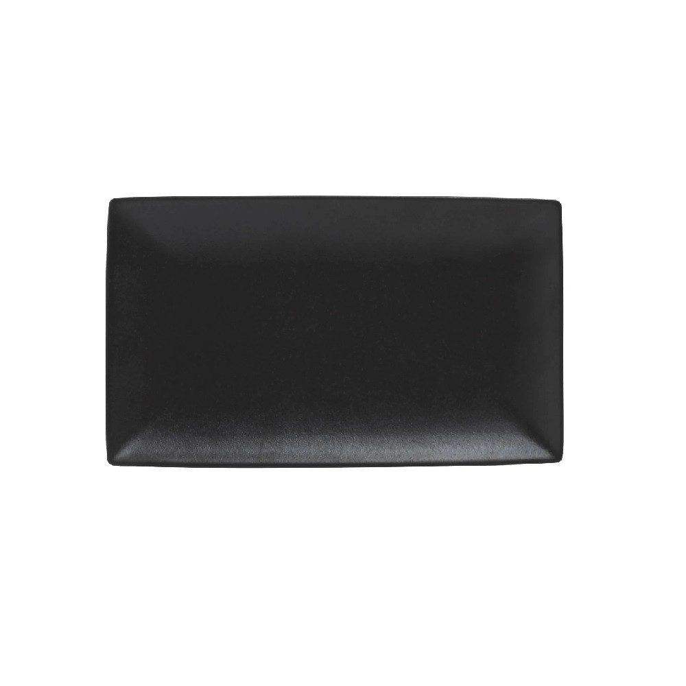 Servierplatte Maxwell&Williams Caviar Black Servierplatte eckig 34,5x19,5 cm