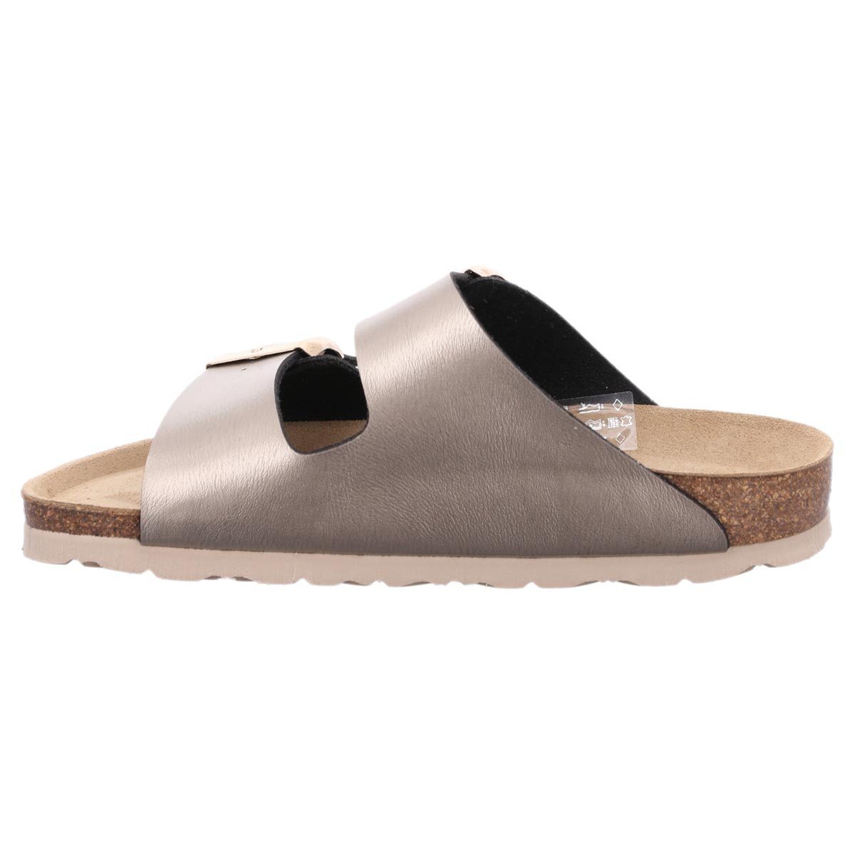 Rohde Alba Pantolette (1-tlg) Pantoletten - Kork-Tieffußbett, Variable Passform