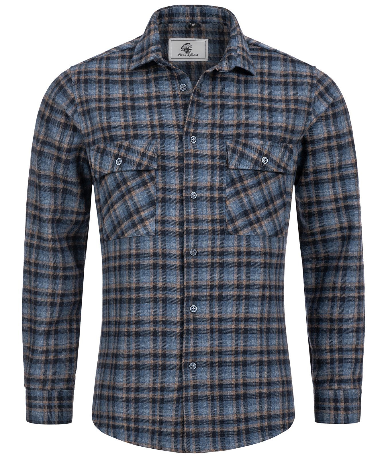 Rock Creek Flanellhemd Herren Flanellhemd Hemd H-250 günstig online kaufen