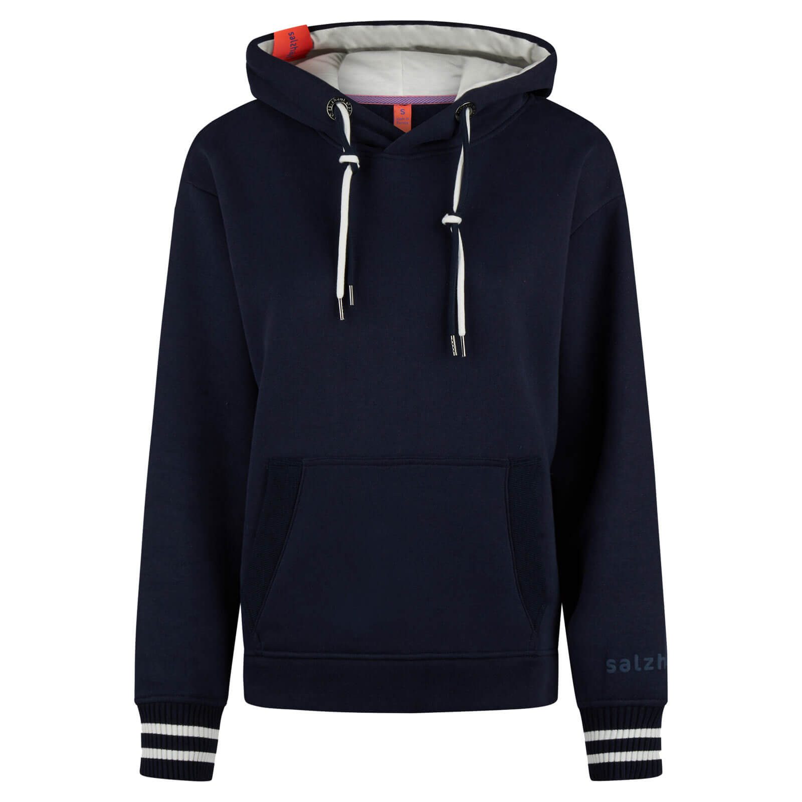 salzhaut Kapuzenpullover Damen Hoodie Verdattert Unifarben - Modischer Pull günstig online kaufen