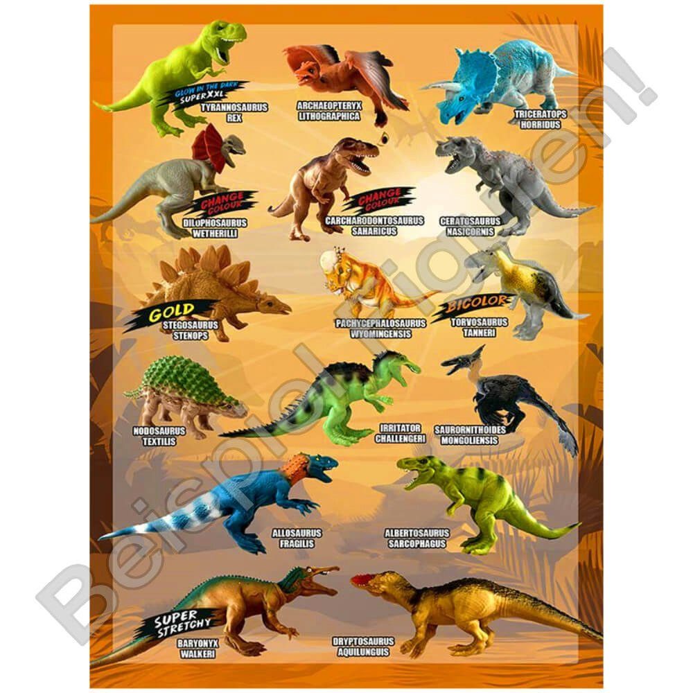 Super Sammelfigur Textilis Animals - -, DeAgostini Figur 10. DeAgostini Edition - - Sammelfigur Dinosaurs Animals - Super Dinosaurs Sammelfigur Dino Nodosaurus