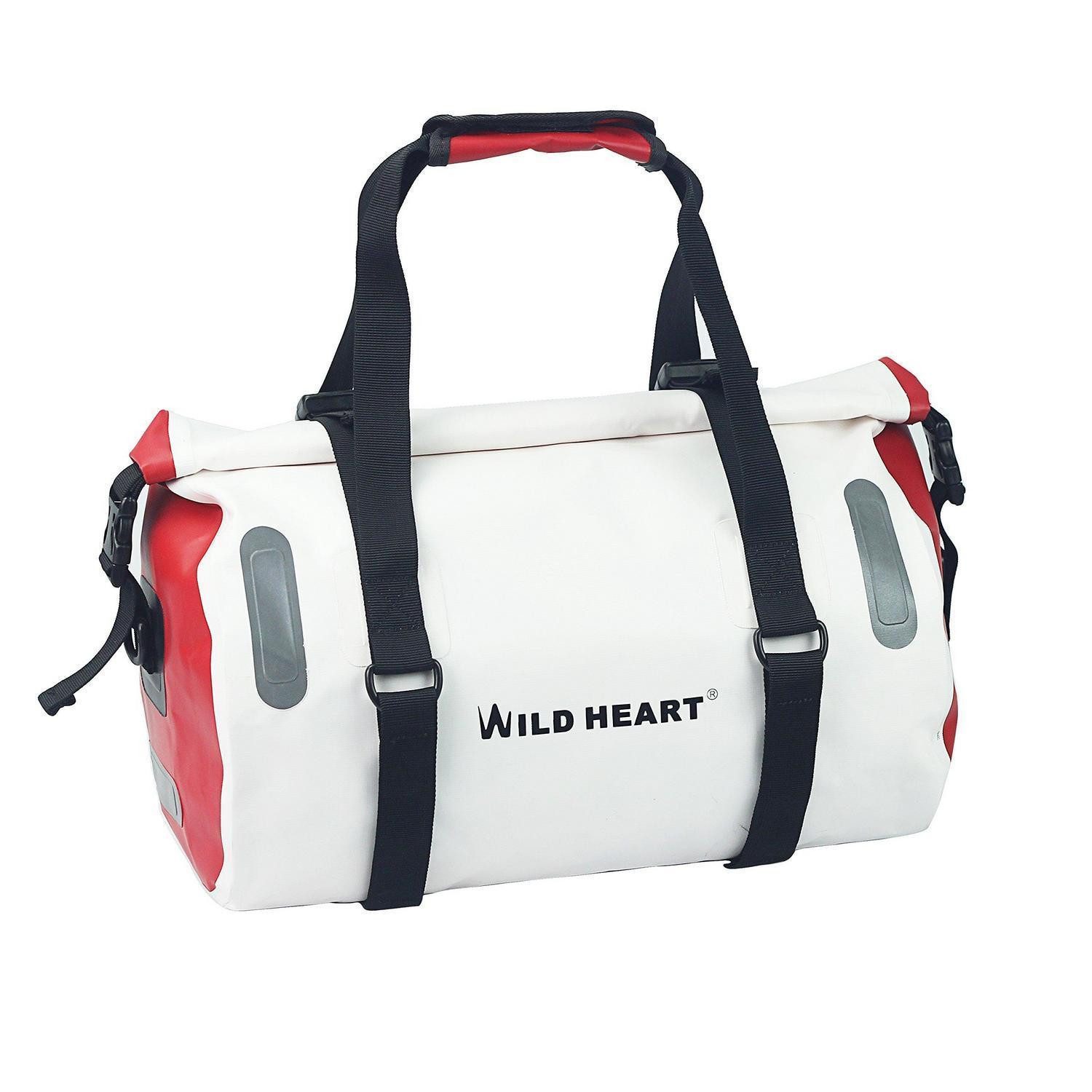 LuxusKollektion Fahrradtasche Fahrradtasche wasserdicht Schweißnaht 40 × 23.8 × 23 Zentimeter Weiß