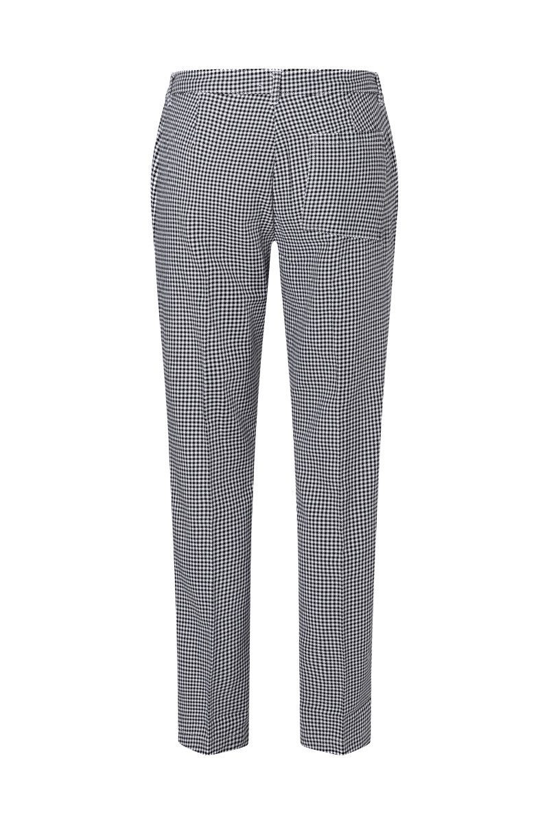 Karlowsky Fashion Arbeitshose KARLOWSKY Damen Pepitahose BASIC Kochhose Baumwolle Schwarz