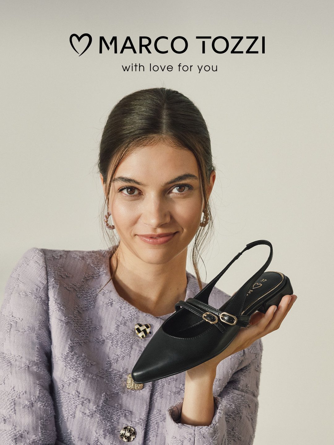 MARCO TOZZI Slingpumps, Businessschuh, Abendschuh, mit komfortabler Feel Me-Ausstattung