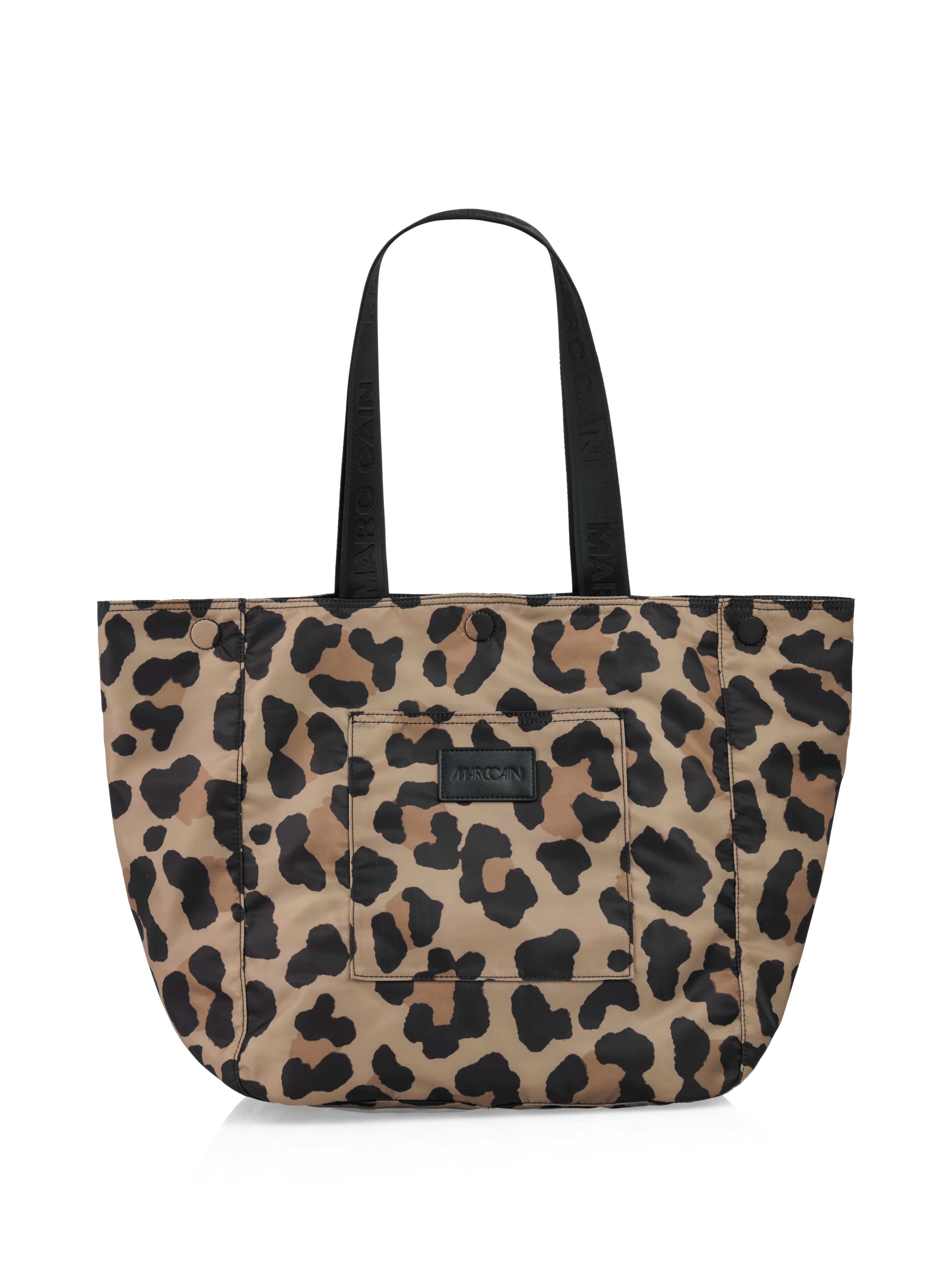 Marc Cain Сумки для покупок Sports Dodgy Dogs, Handtasche, Schultertasche mit Leo-Muster