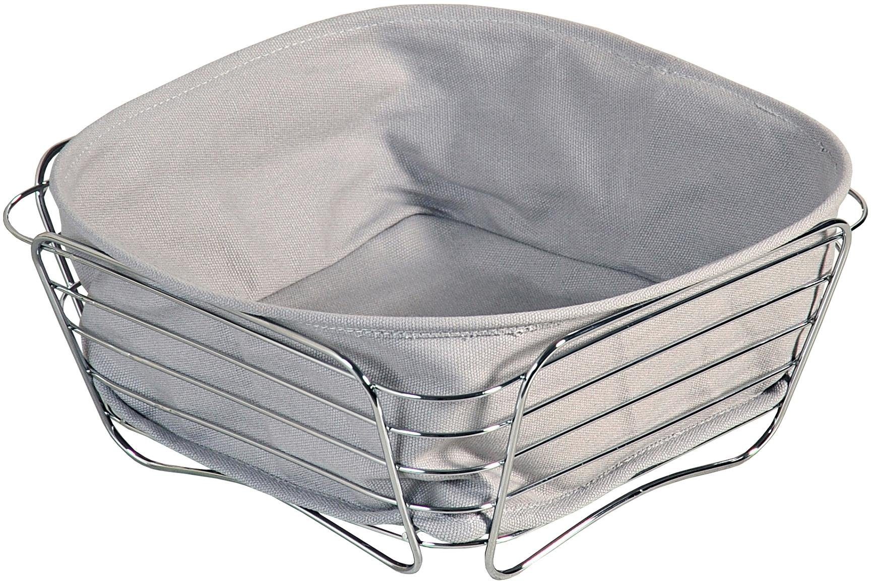 KESPER® Brotkorb Obstkorb, Baumwolle, Metall, (1-tlg), vielseitig einsetzbar