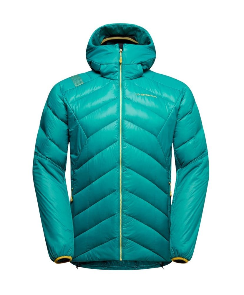 La Sportiva Winterjacke Aiguille Down (Bergsteigen, Primaloft®Gold, wattiert) türkis Herren