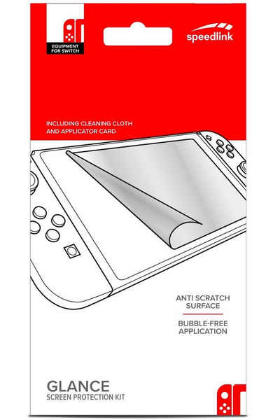 Speedlink Schutzfolie Display-Schutzfolie Schutz-Folie Display-Folie, für Nintendo Switch Konsole Screen Protector, Anti-Kratz