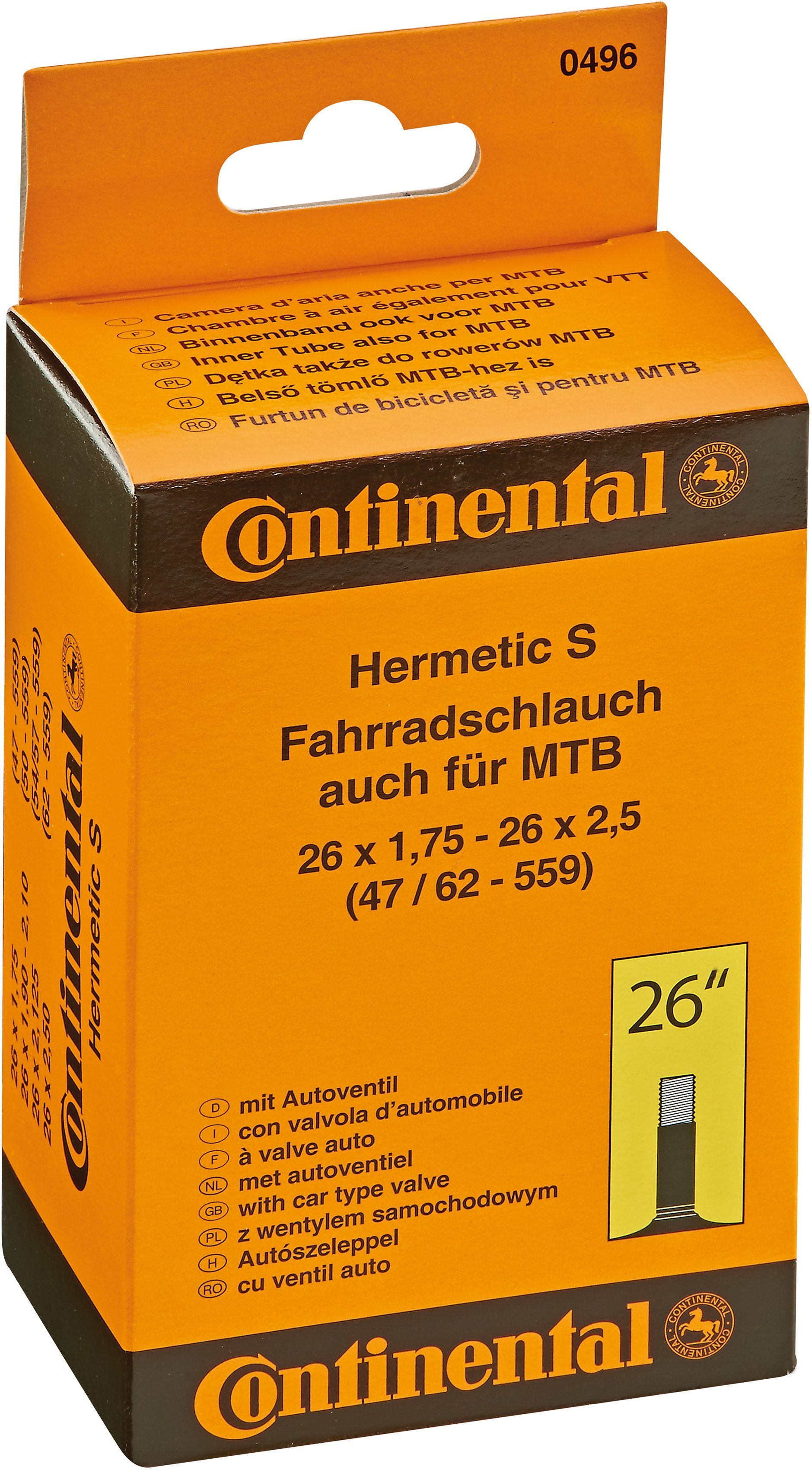 Prophete Fahrradschlauch Continental, 26 Zoll (66,04 cm)