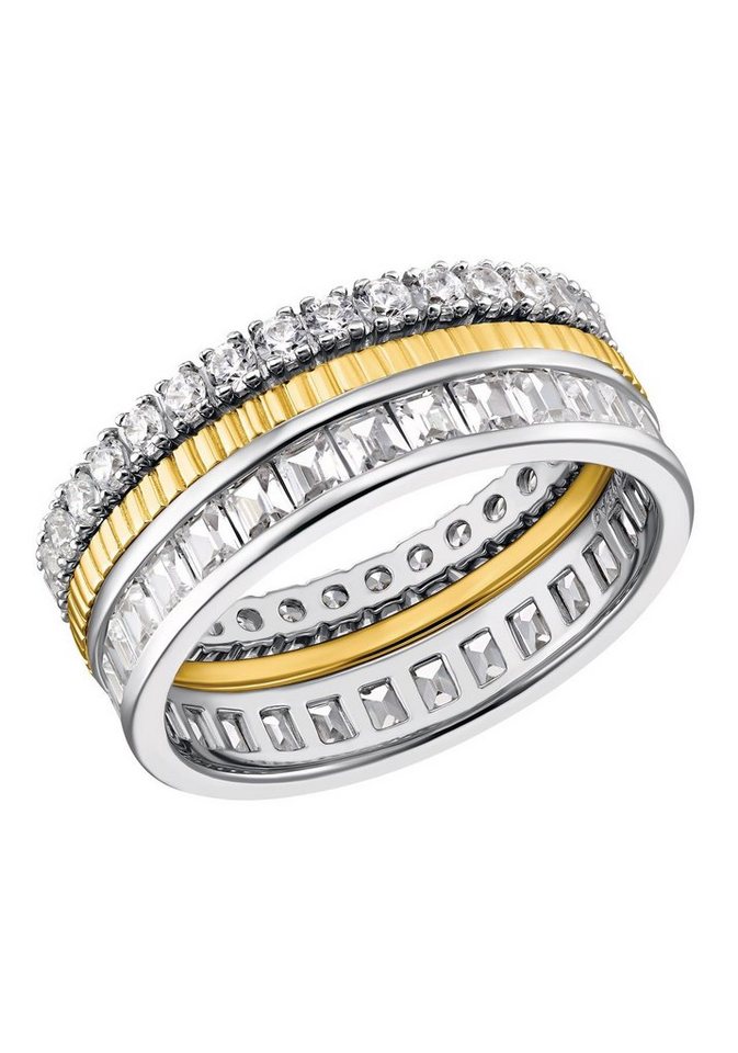 Amor Ring-Set 2033626-/27-/28 (3-tlg), mit Zirkonia (synth)