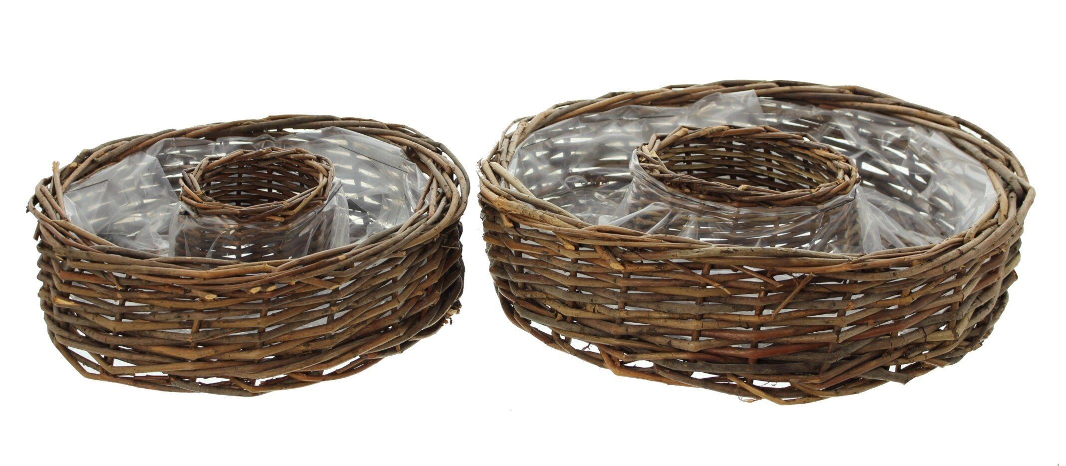 Home-trends24.de Pflanzschale Pflanzschale Pflanzgefäß Blumenkasten Blumentopf 2er Set