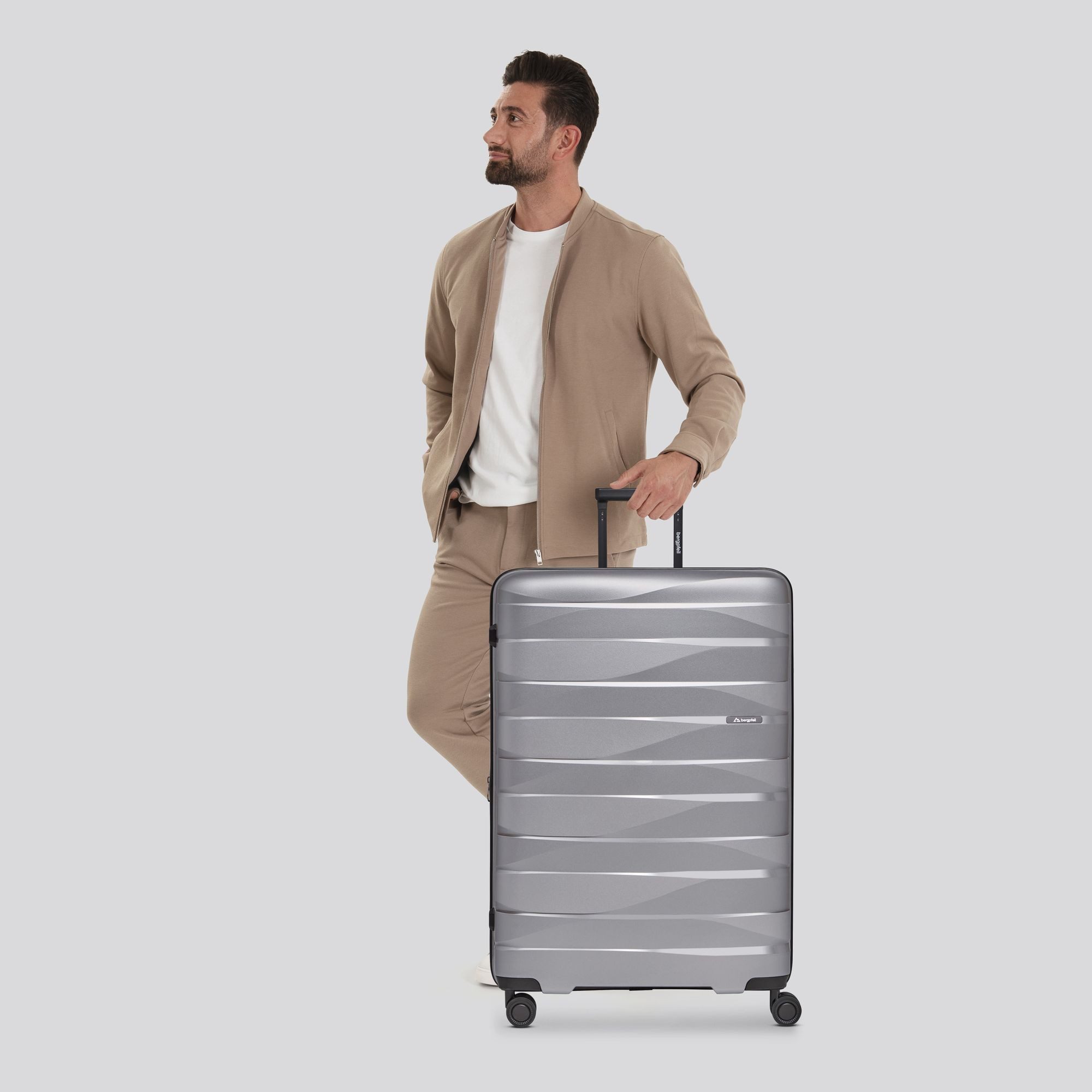 Bergpfeil Hartschalen-Trolley Travel, 4 Rollen, Polypropylen günstig online kaufen