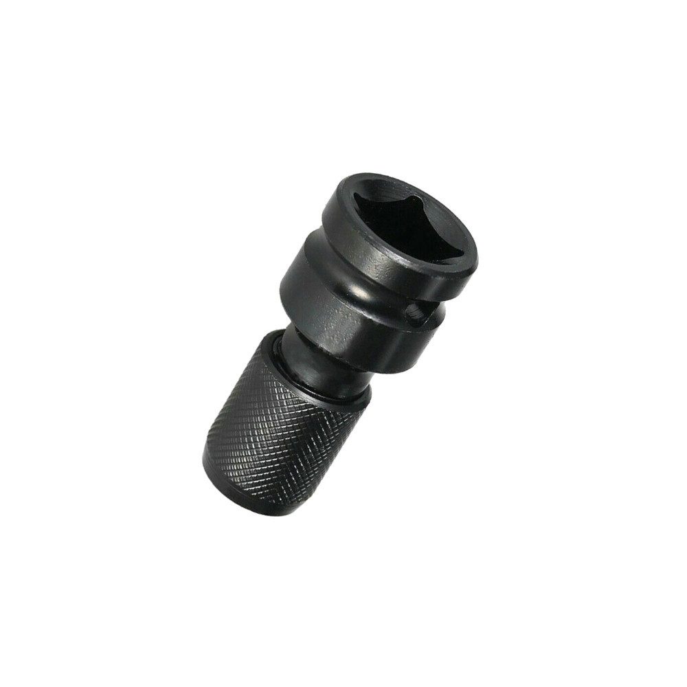 Trade-Shop Ratsche Adapter 1/2" Antrieb auf 1/4" Sechskant Stecknuss für Schlagschrauber, hält Bits mit Sechskantschaft mittels Schnellverriegelung sicher fest
