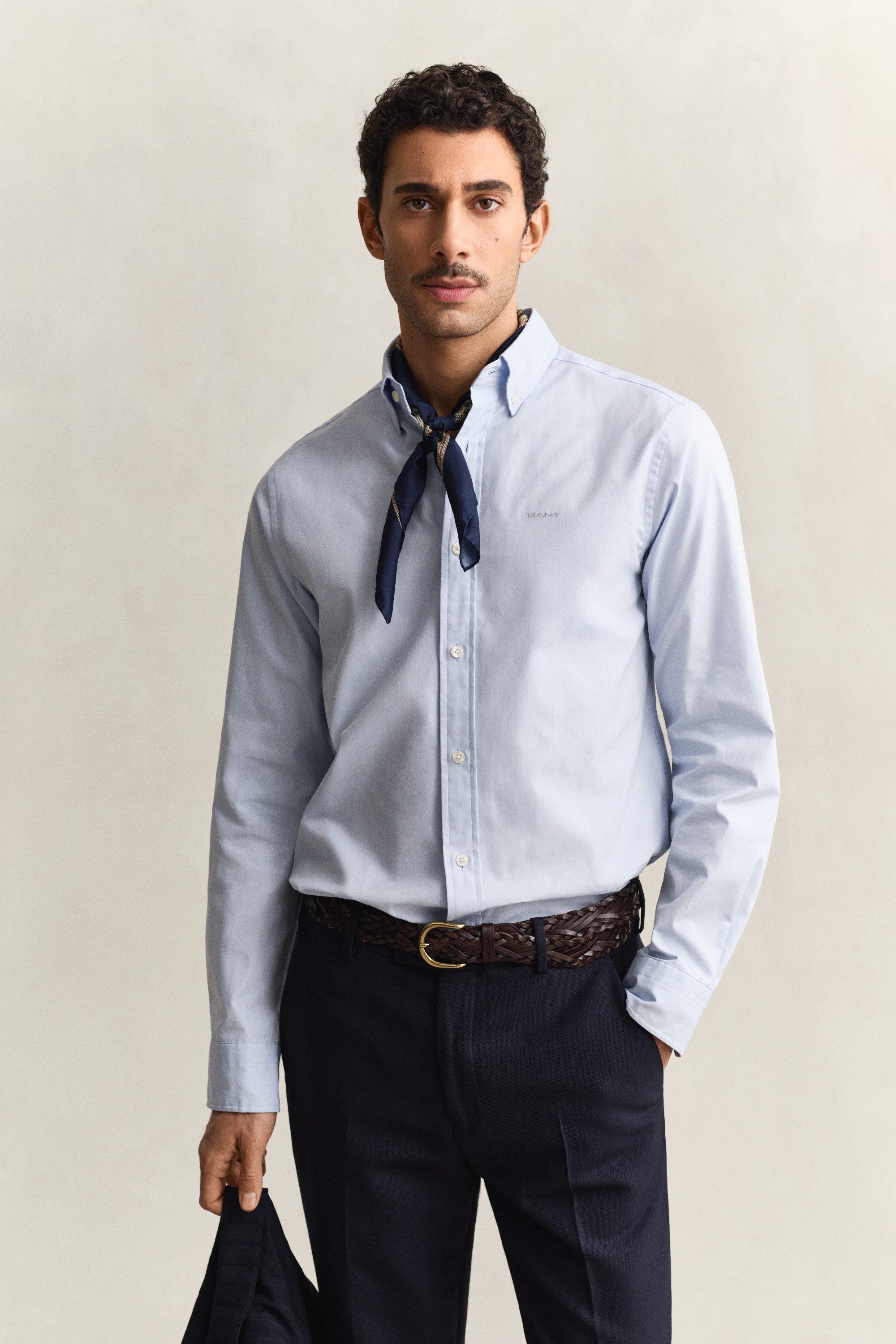 Gant Langarmhemd REGULAR FIT PINPOINT OXFORD Businesshemd, Button-down-Kragen