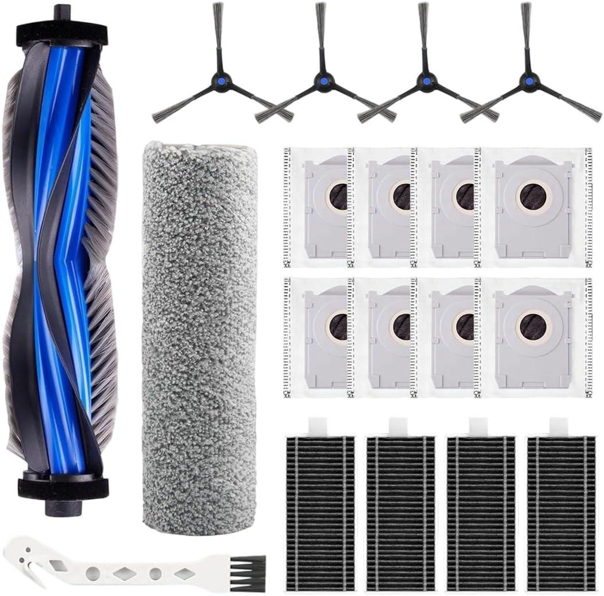 FELIXLEO Gardinenbefestigungen Ersatzteile 19tlg. Zubehör Set für Ecovacs Deebot X8 Omni Pro Filter Beutel, (1-St)