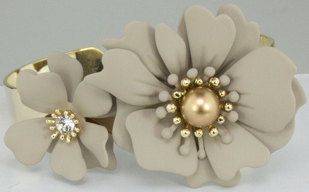 LUISIA® Armreif Armspange "Nelia" mit Blumen günstig online kaufen
