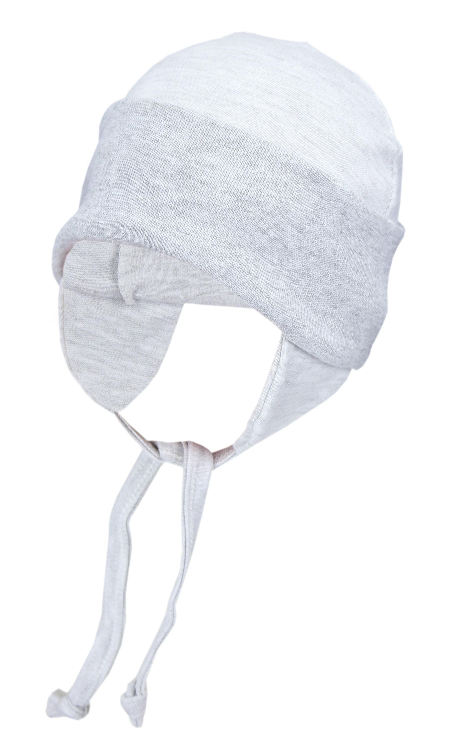 TupTam Erstlingsmütze TupTam Baby Erstlingsmütze mit Ohrenklappen 2er Pack