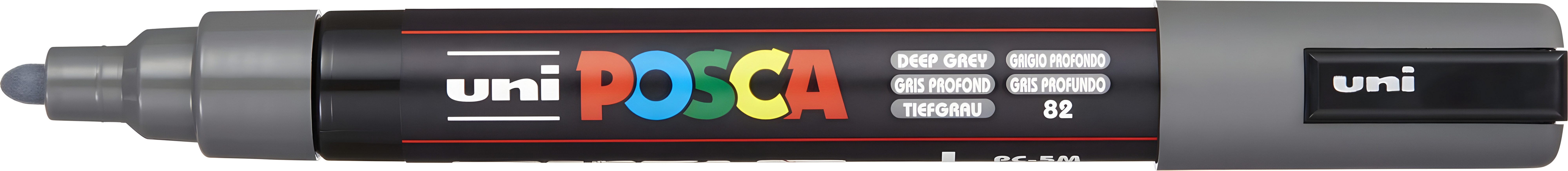 POSCA Marker Faber Castell Marker UNI POSCA PC-5M 1,8-2,5 tiefgrau