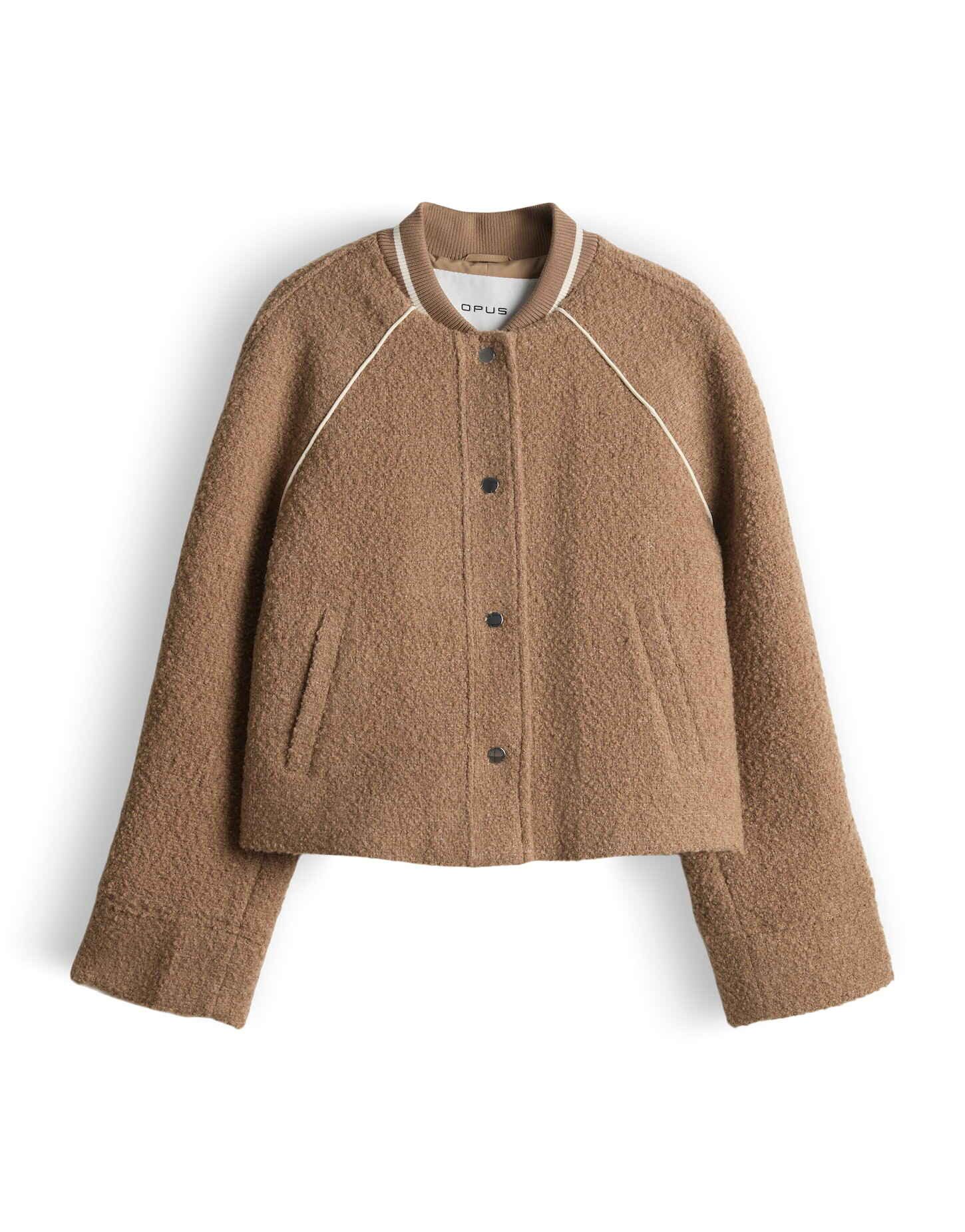 OPUS Blouson Hirona mit kontrastfarbenen Pipings Regular Fit lockere Passform, leicht ausgestellter Schnitt, Langarm