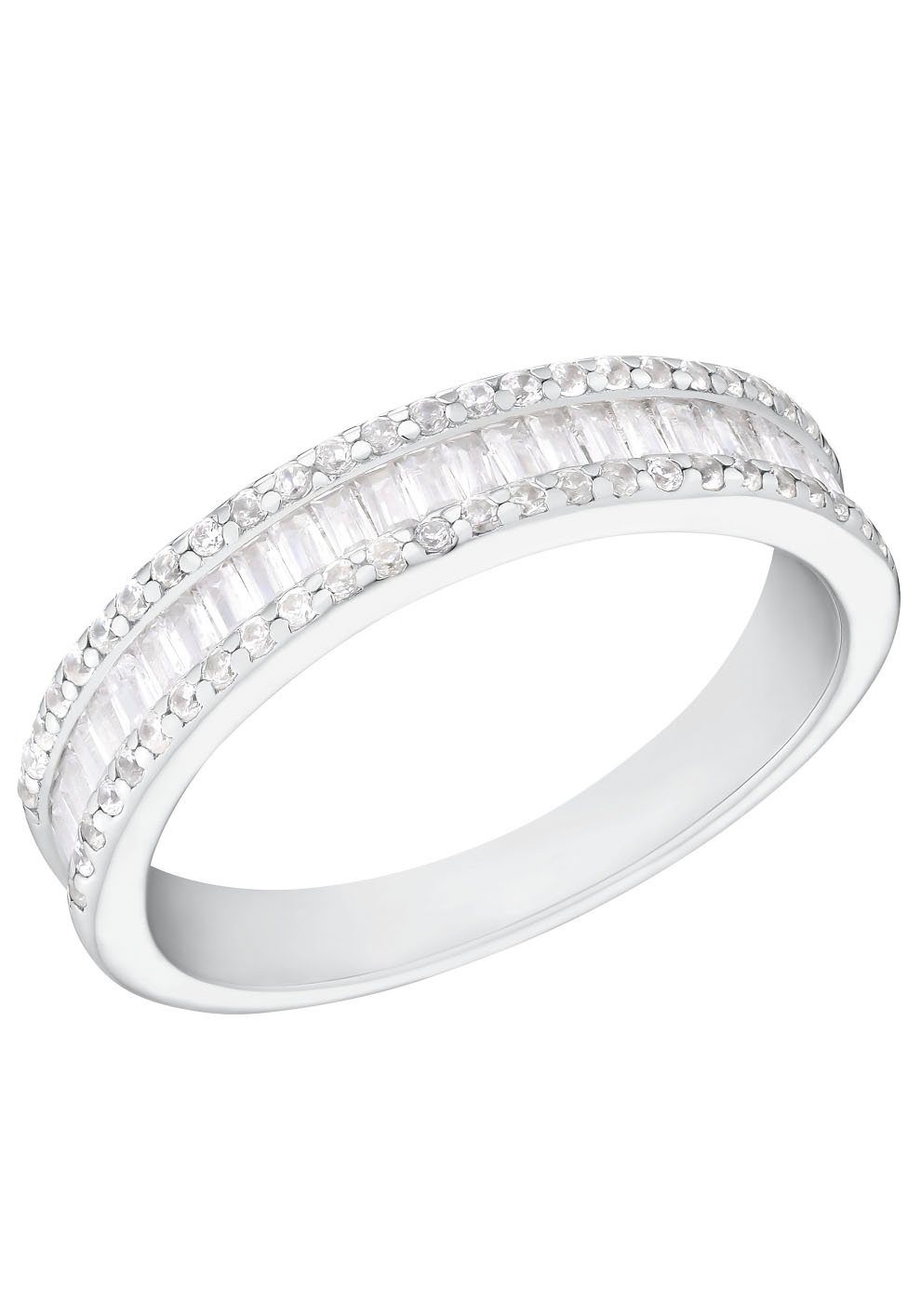 Zirkonia Classic Silver mit Fingerring Amor (1-tlg),