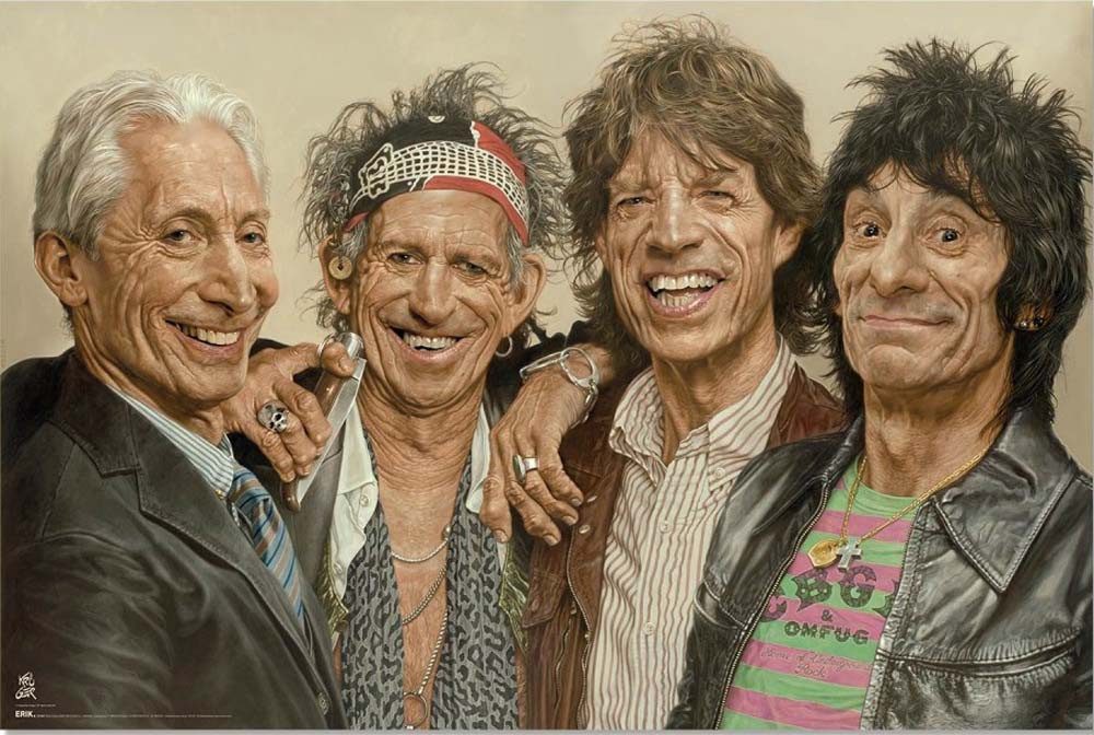 Poster Sebastian Kruger - Rolling Stones - Poster 61x91,5 cm
