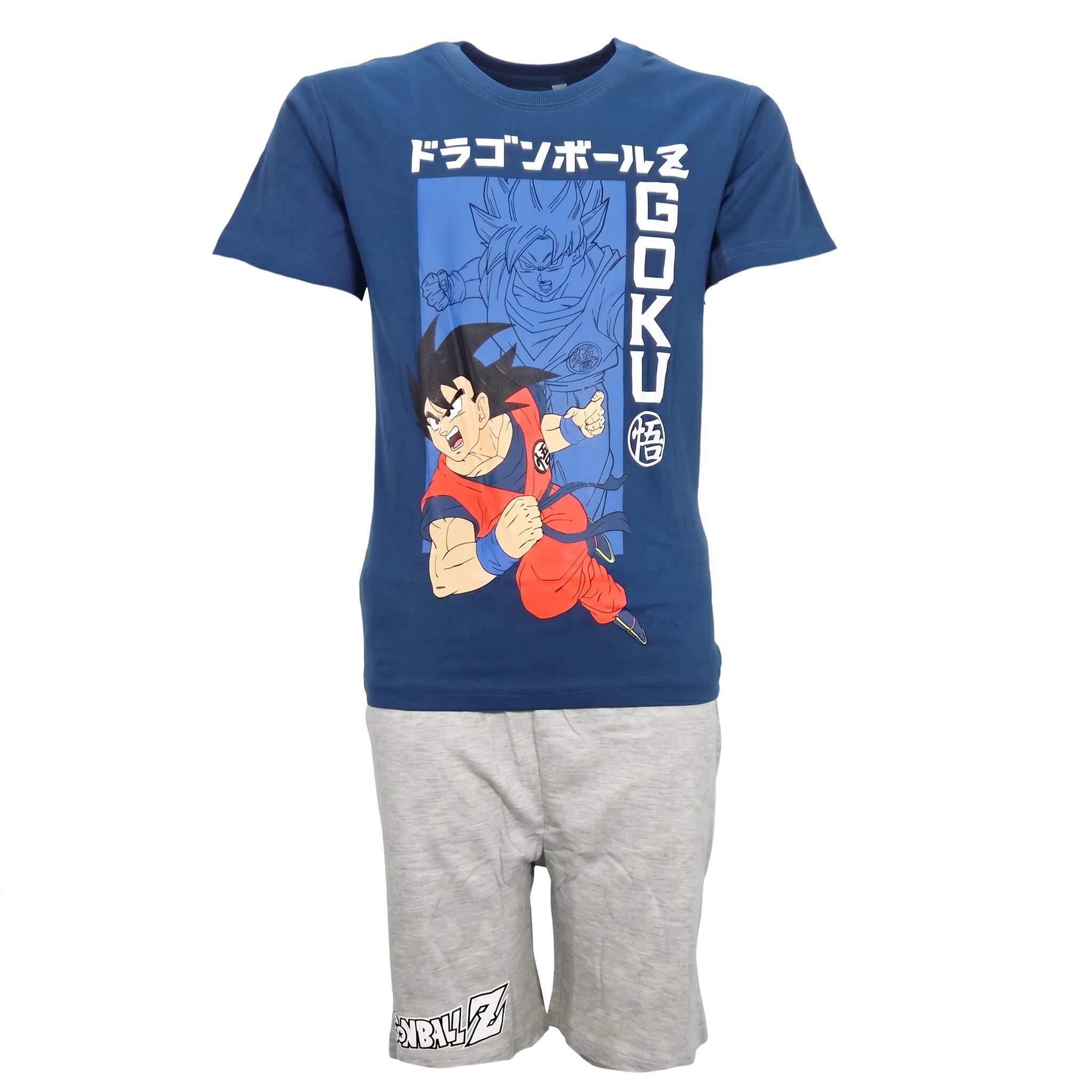 Dragon Ball Schlafanzug Anime Dragon Ball Goku Kinder Schlafanzug Pyjama Shirt Shorts Gr. 116 bis 152