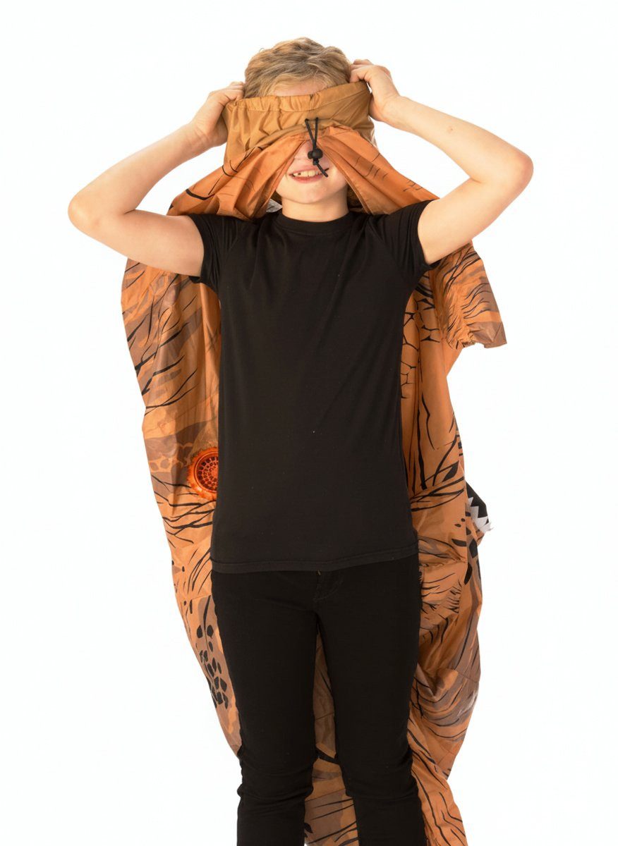 Rubie´s Kostüm Aufblasbarer T-Rex - Halloween Kostüm Kinder, Bekannt aus vielen YouTube-Videos: original Dino-Kostüm mit Gebläse