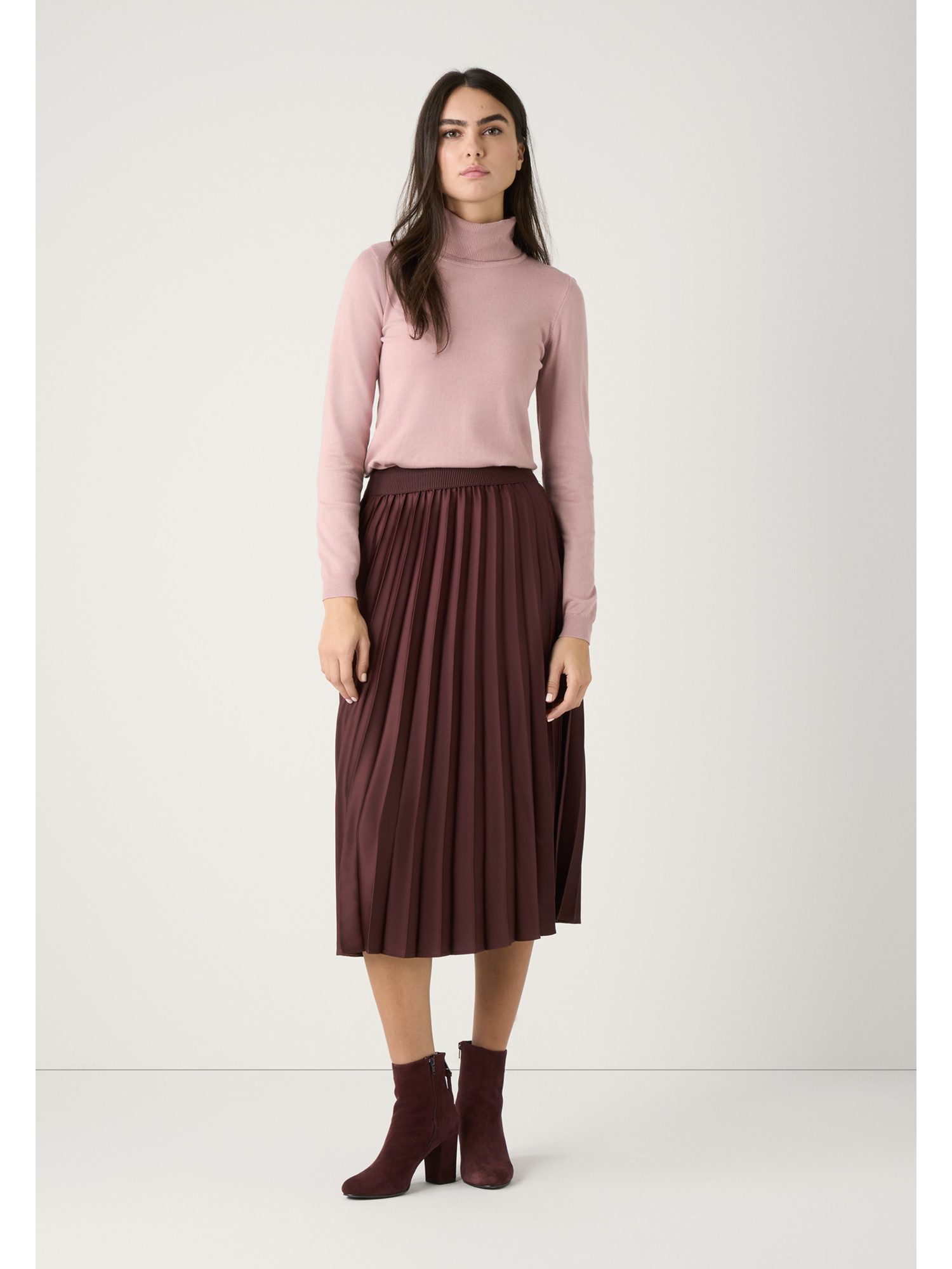 MORE&MORE Rollkragenpullover figurbetonter Rollkragenpullover günstig online kaufen