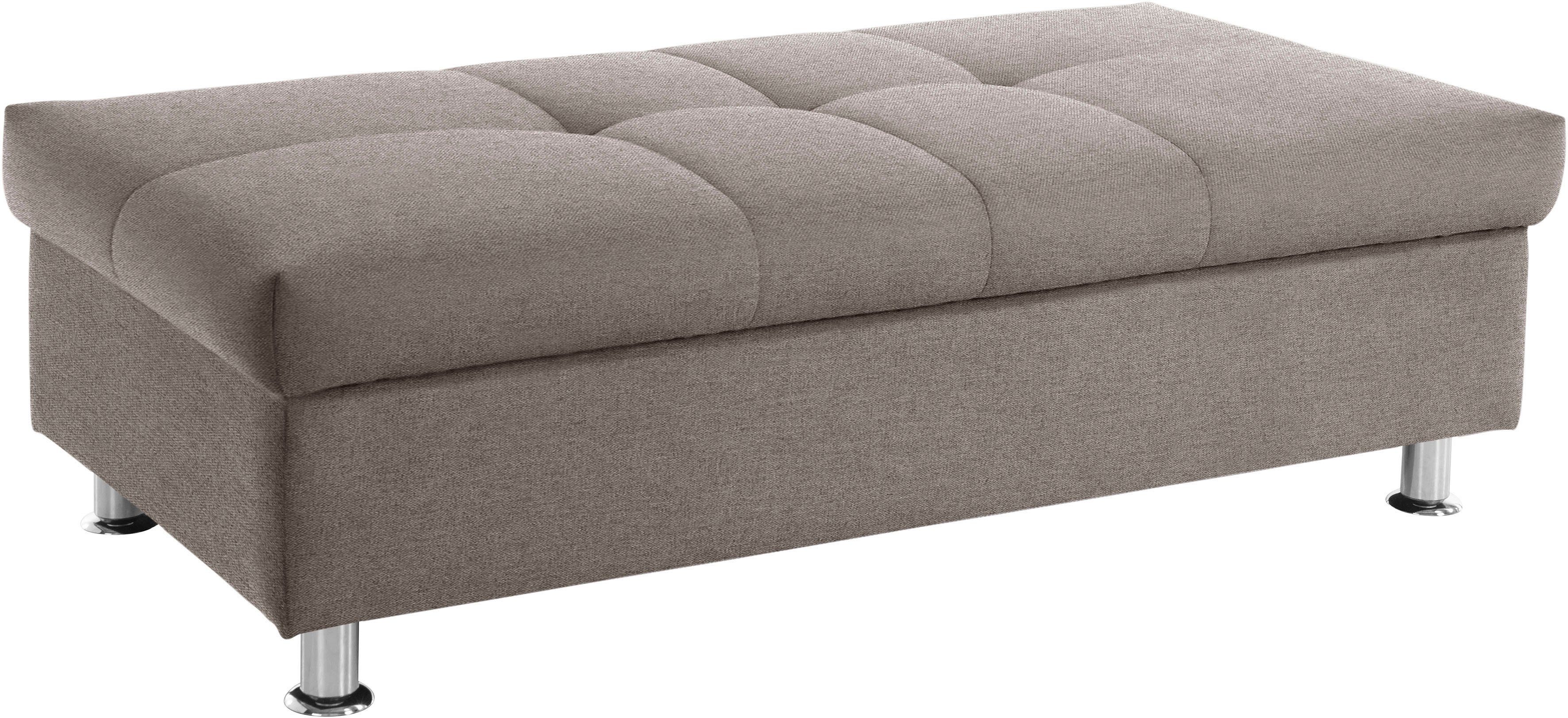 DOMO collection Stauraumhocker Franzi, mit großem Stauraumfach